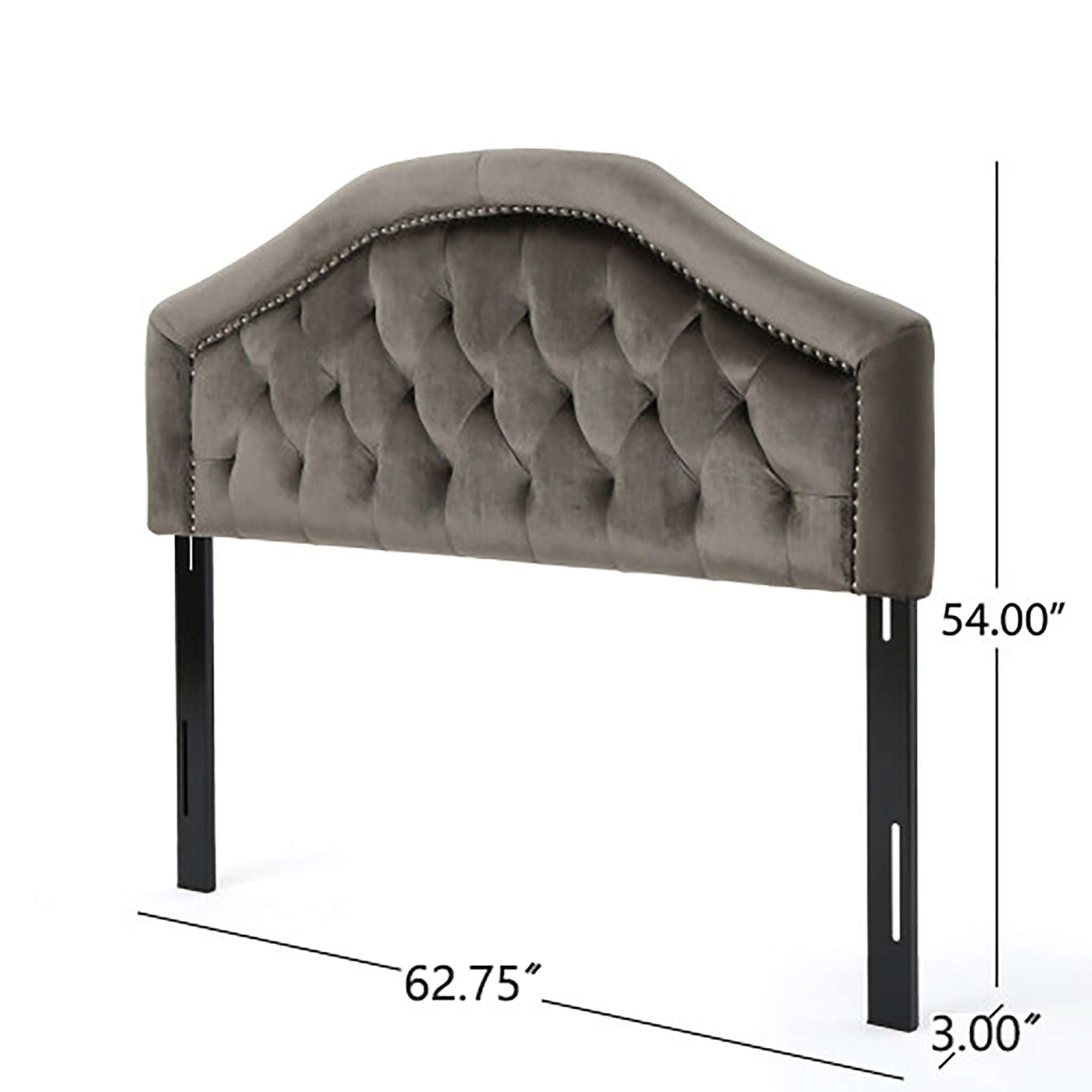 Kaarina - Contemporary Tufted Fabric Headboard