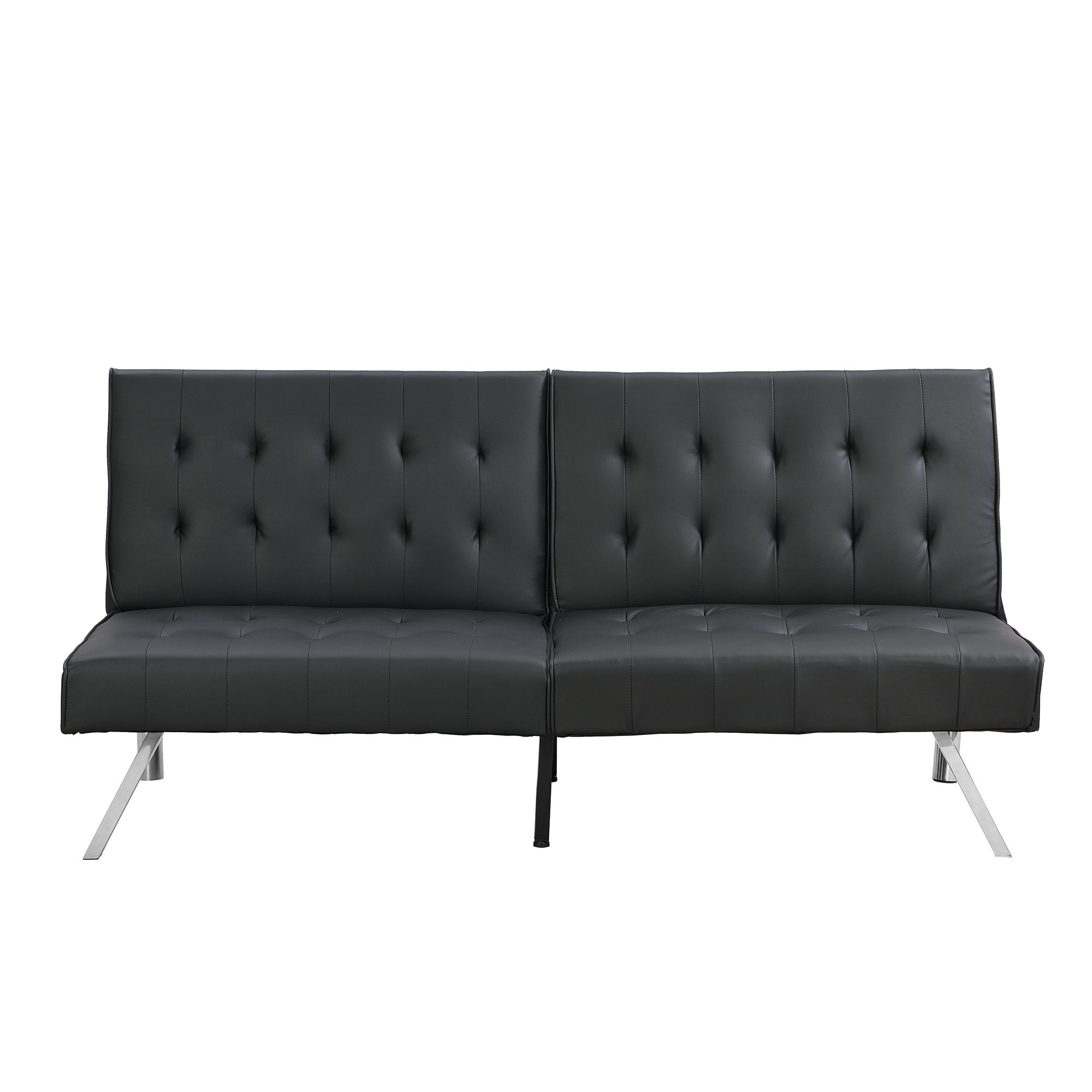 Comfortable Futon Sofa Bed - Black