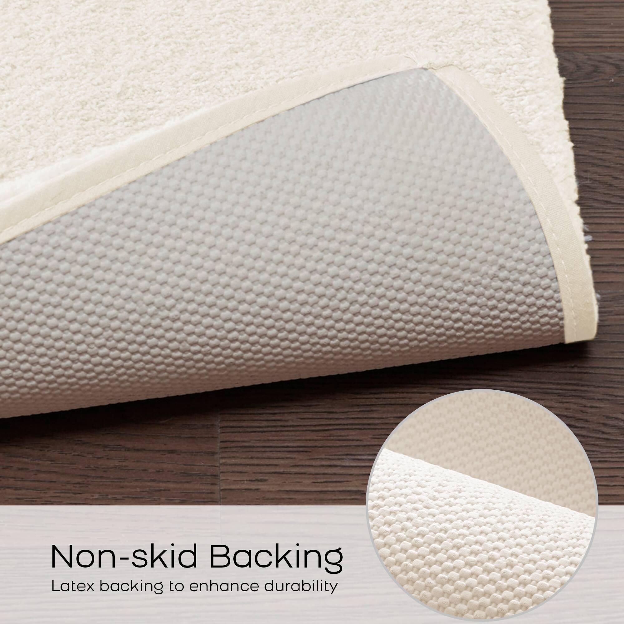 Marshmallow - 20" x 24" Bath Rug - Ivory