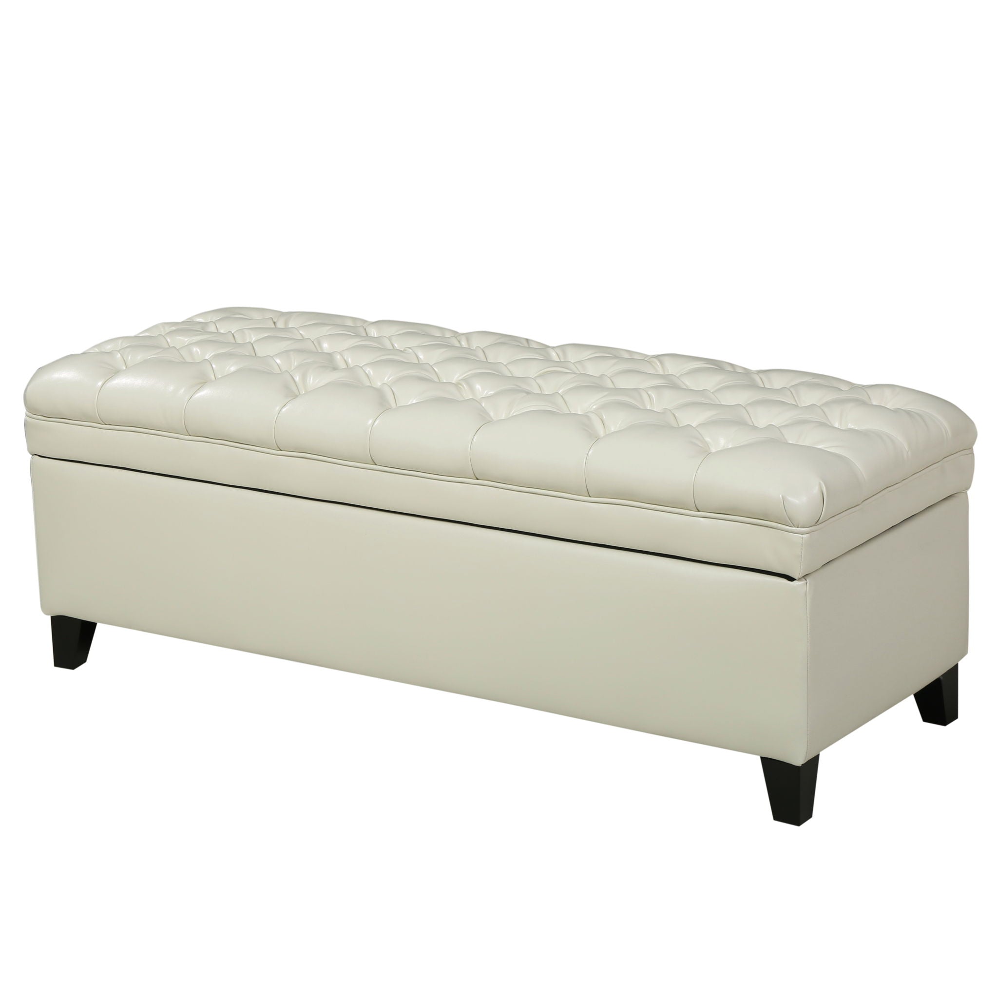 Juliana - Storage Ottoman With Birch Legs