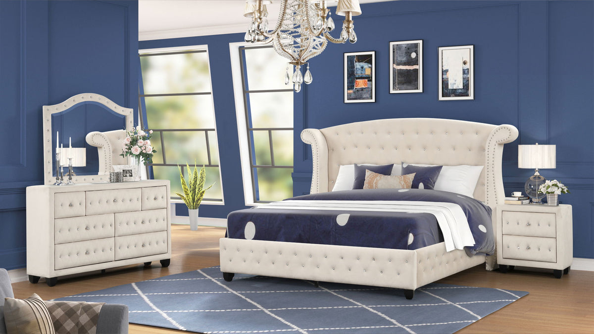 Sophia - Upholstered Bedroom Set