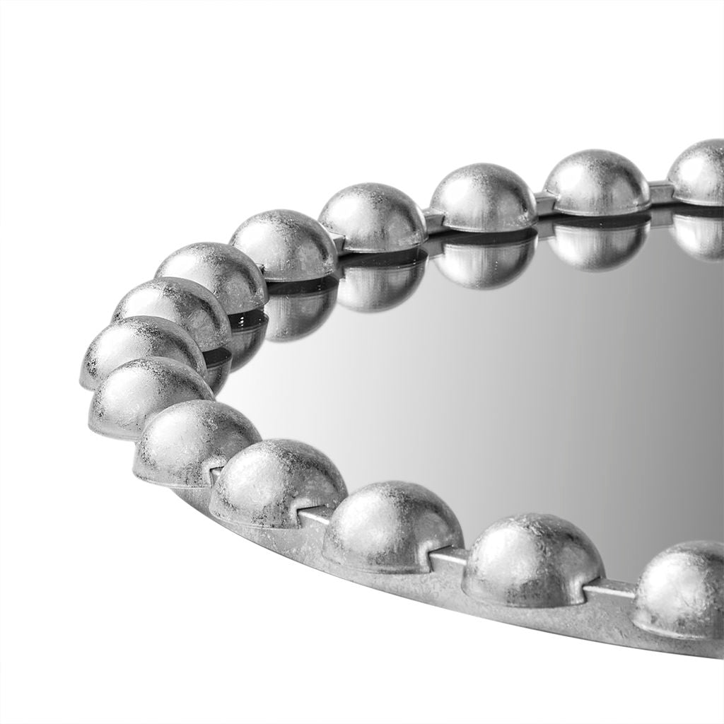 Marlowe - 27" Round Wall Decor Mirror - Silver