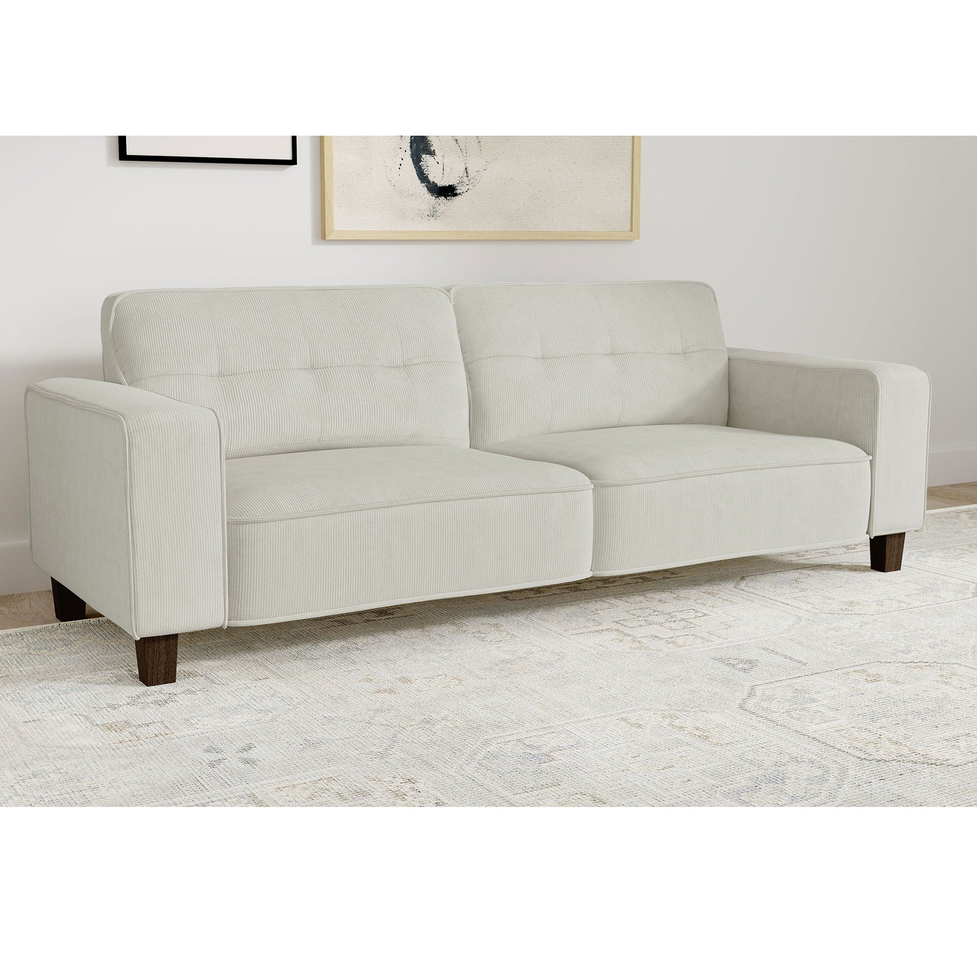 Evoke - Upholstered Tufted Sofa - Greige