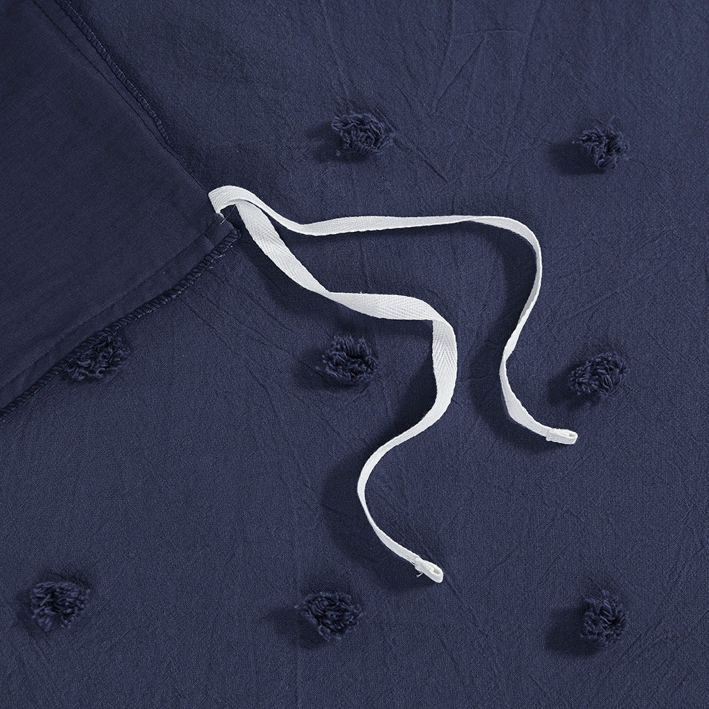 Brooklyn - King Duvet Cover Set - Indigo Blue
