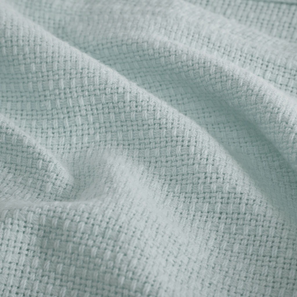 Freshspun Basketweave - Blanket - Blue