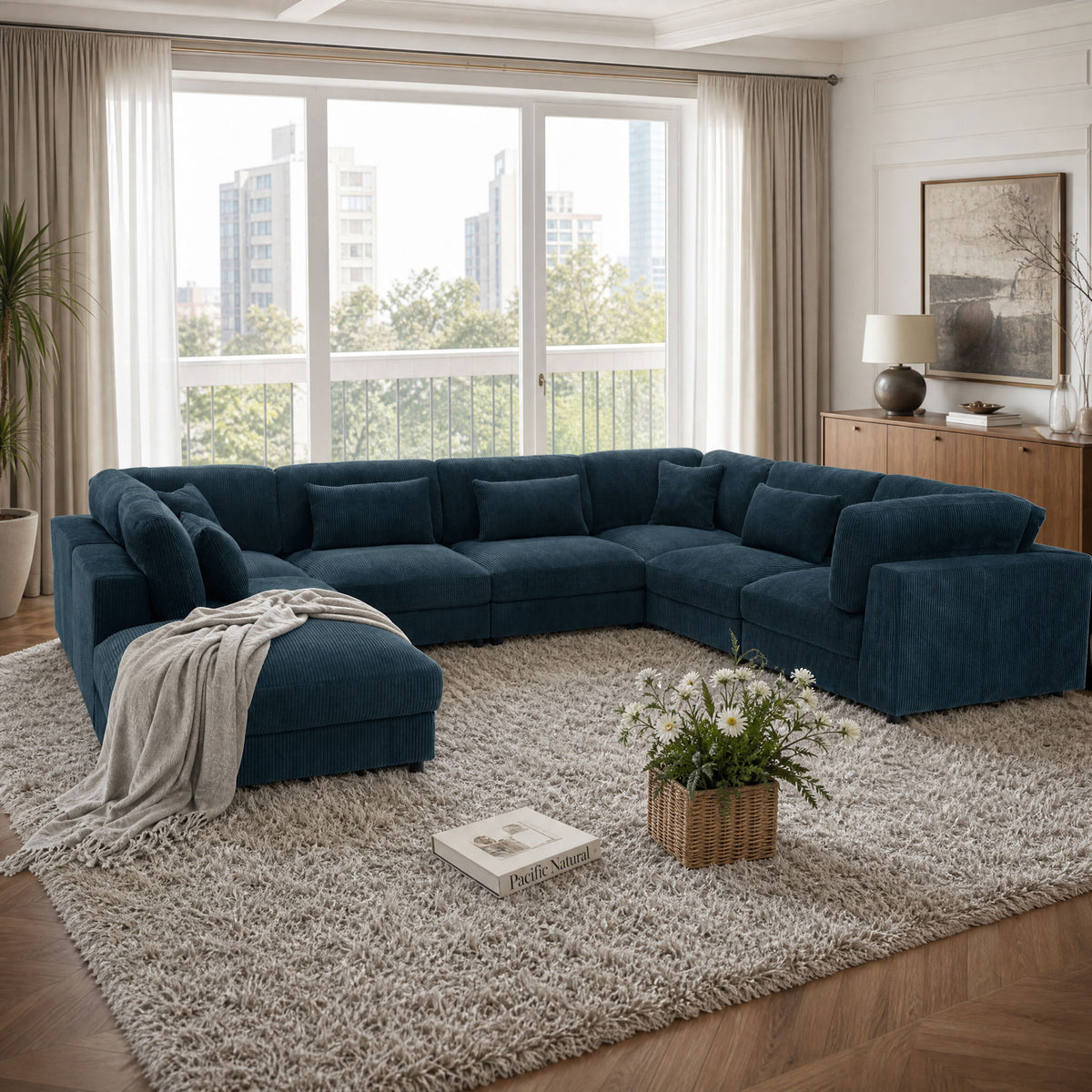 Upholstered Modular Sectional & Custom Configuration
