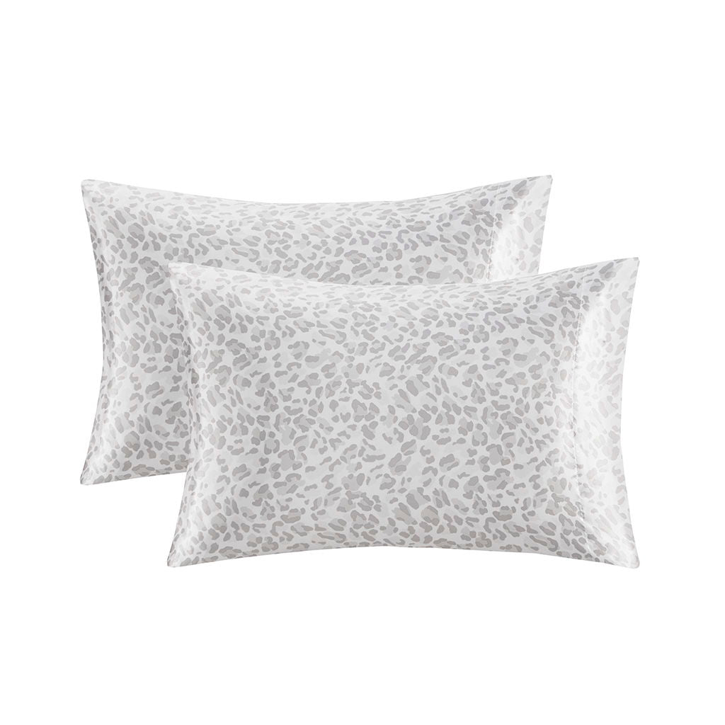 Satin - Luxury 2 Piece Pillowcases - Gray