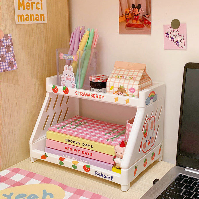 Shelf Multi-Layer Office Desk Storage Rack Simple Ins Style Dormitory Desktop Cosmetic Finishing Rack Storage Rack