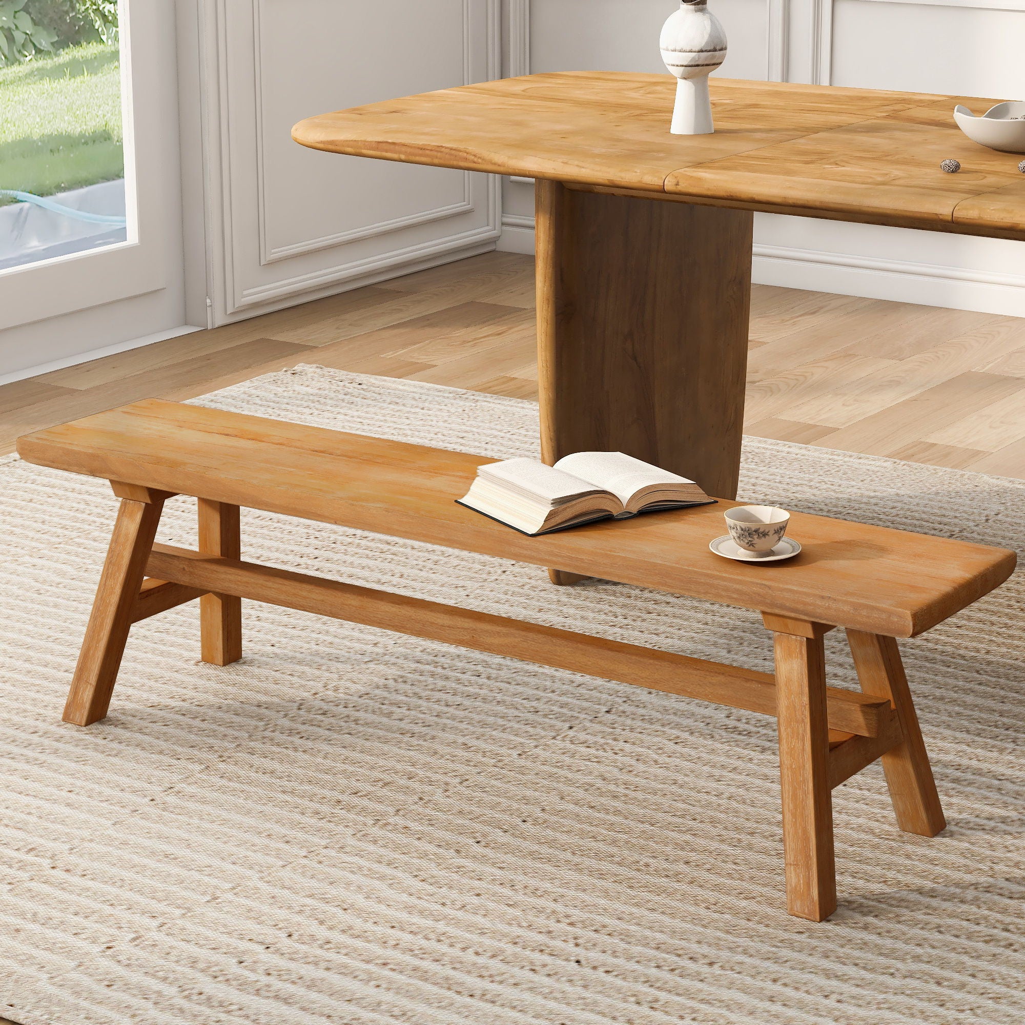 Farmhouse Dining Bench