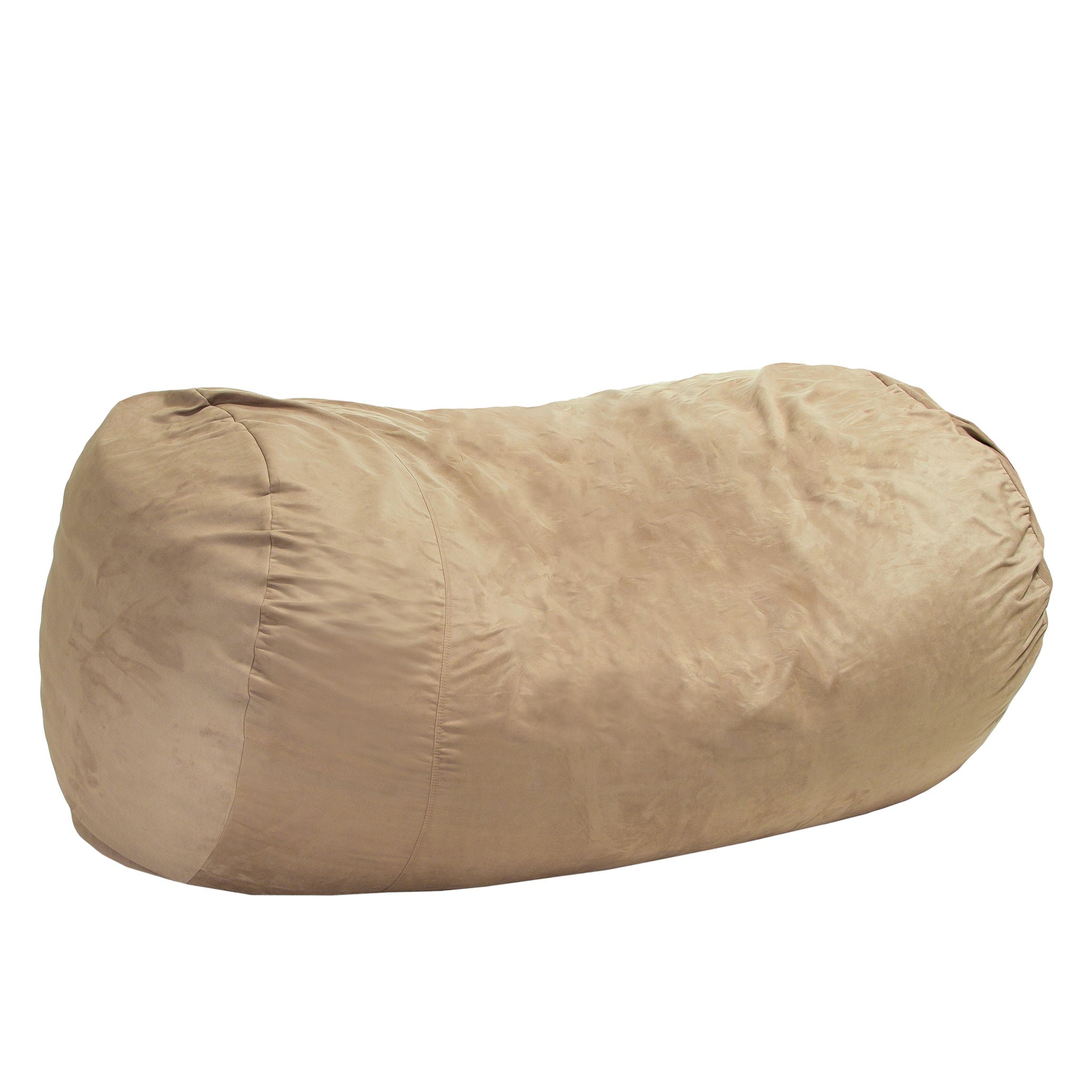Jasper - Traditional Cylindrical Suede Bean Bag