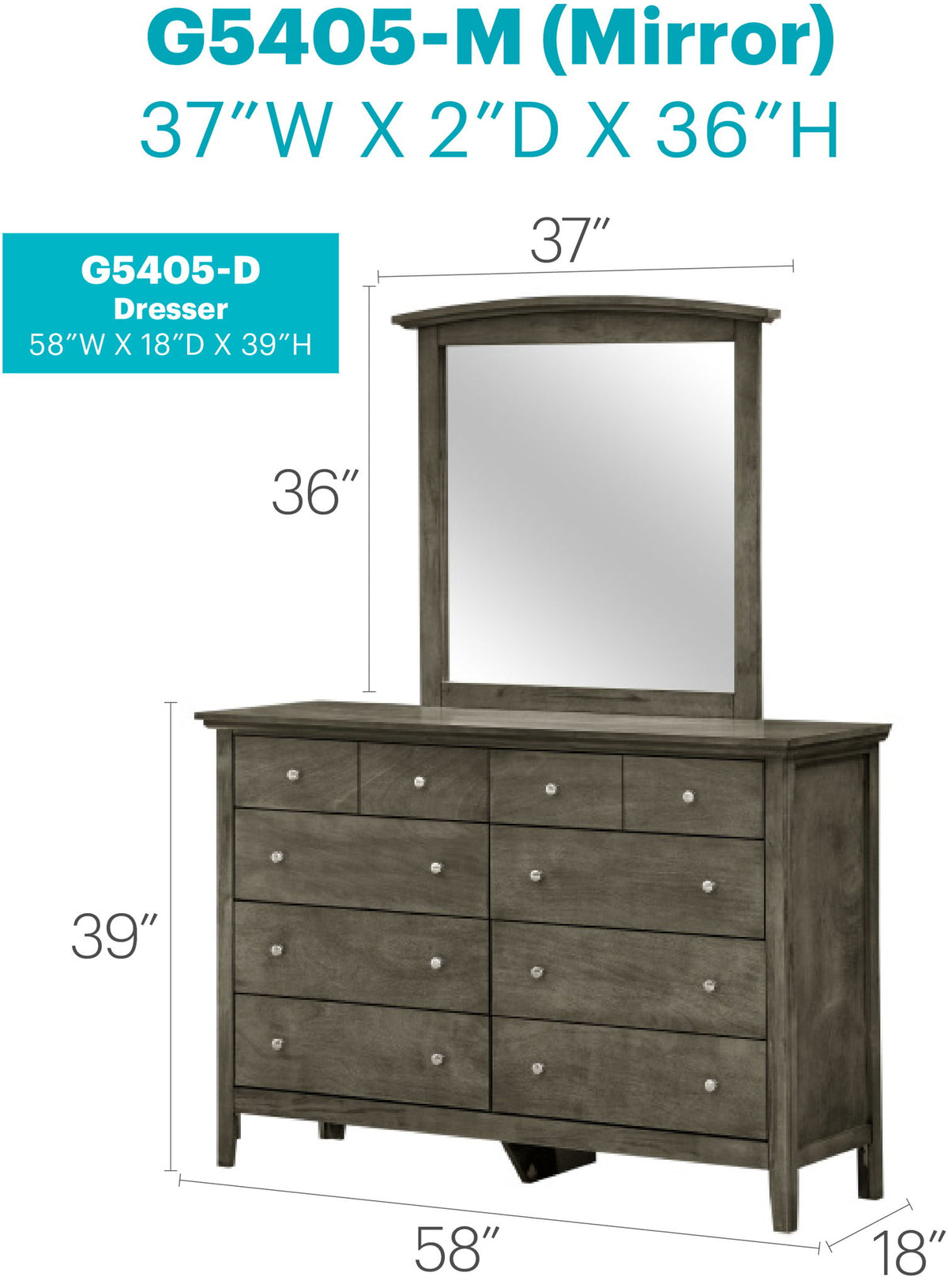 Hammond - Elegant Casual Dresser For Any Room