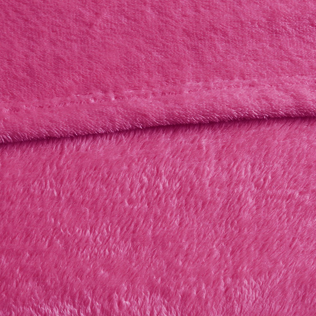 Microlight Plush - King Oversized Blanket - Pink