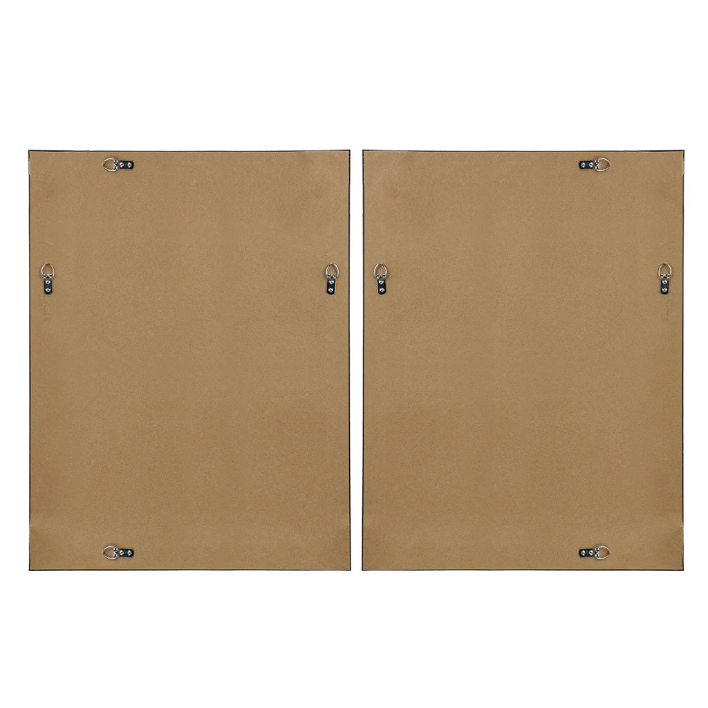 Hand-Embellished Abstract 2-Piece Framed Canvas Wall Art Set