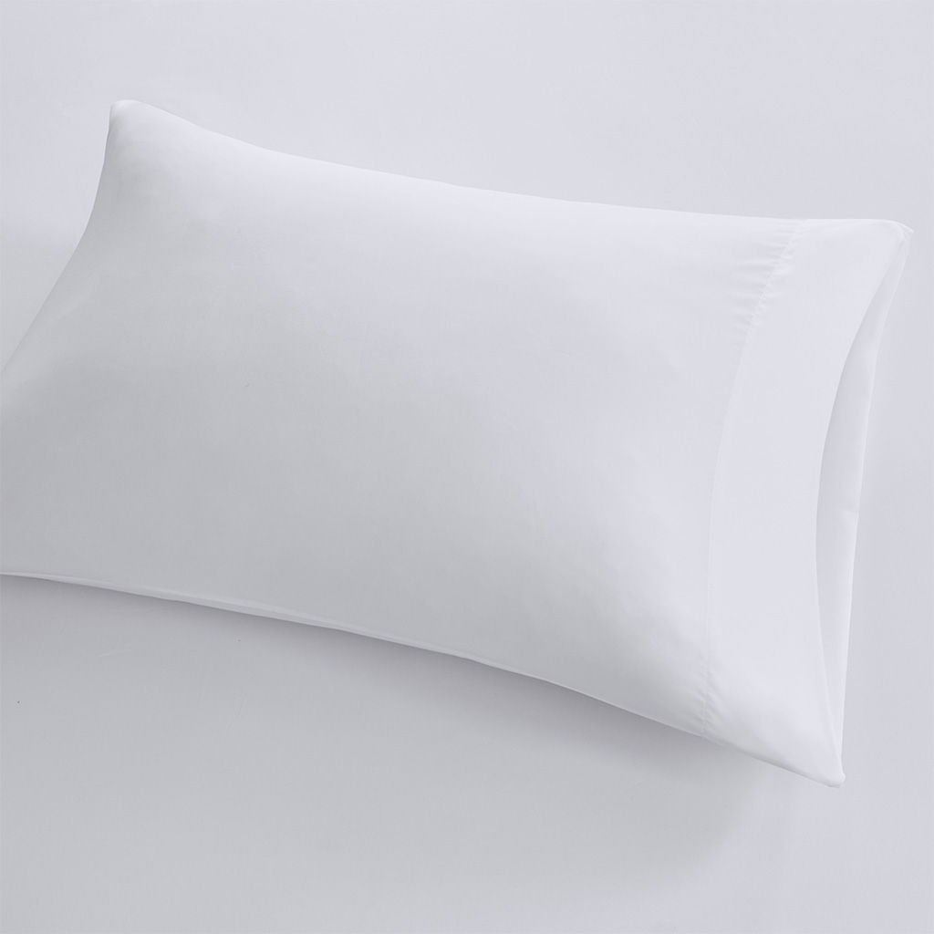 Queen Smart Cool Microfiber Sheet Set - White