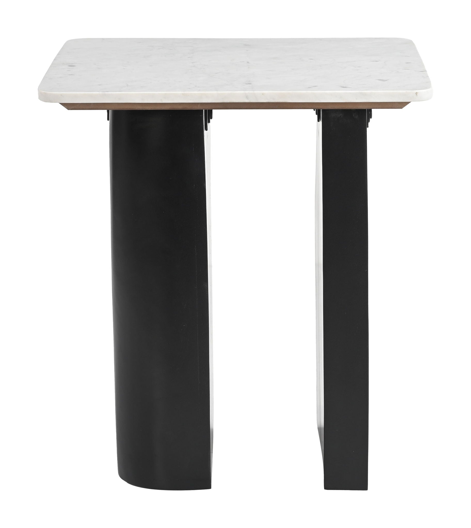 Fiora - Side Table - White / Black