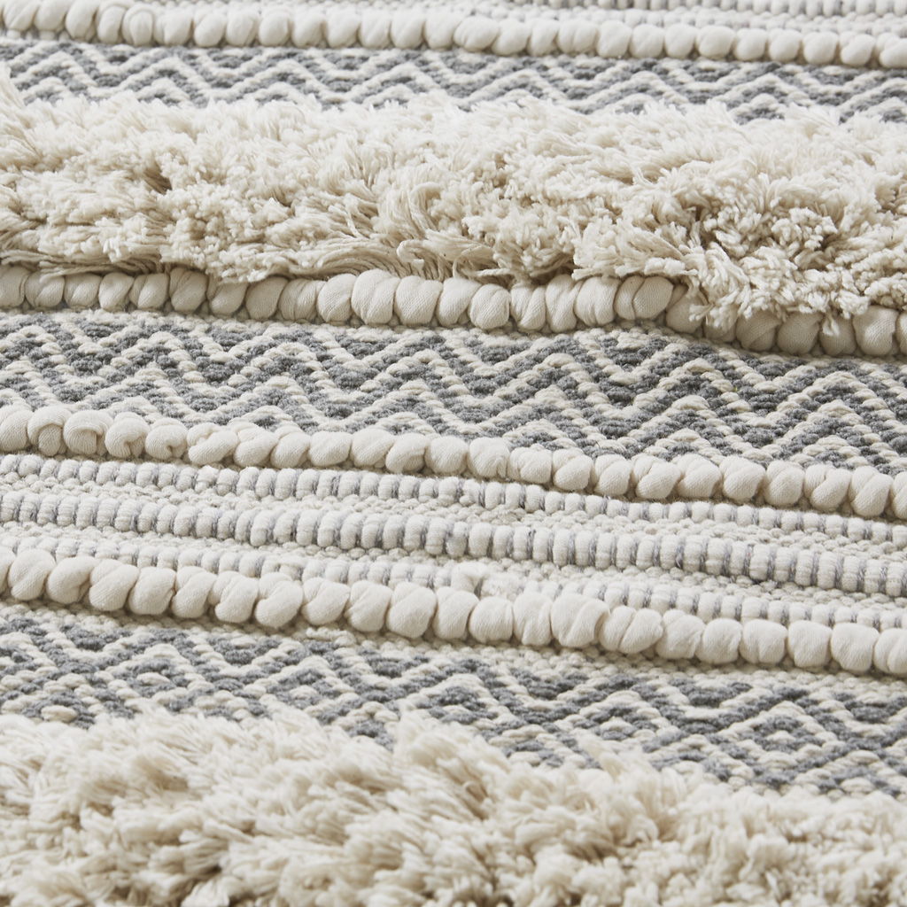 Asher - 20" x 32" Bath Rug - Gray