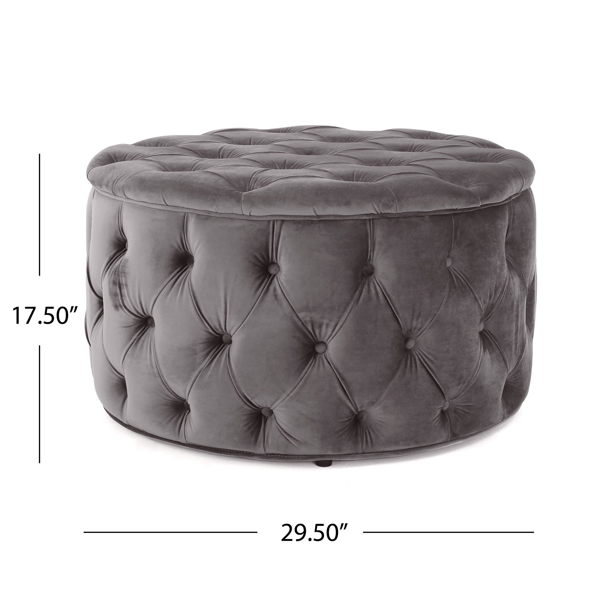 Modern Glam Ottoman