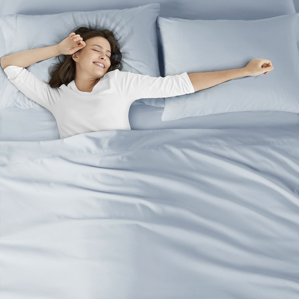 Microfiber - All Season Soft Touch Sheet Set - Light Blue