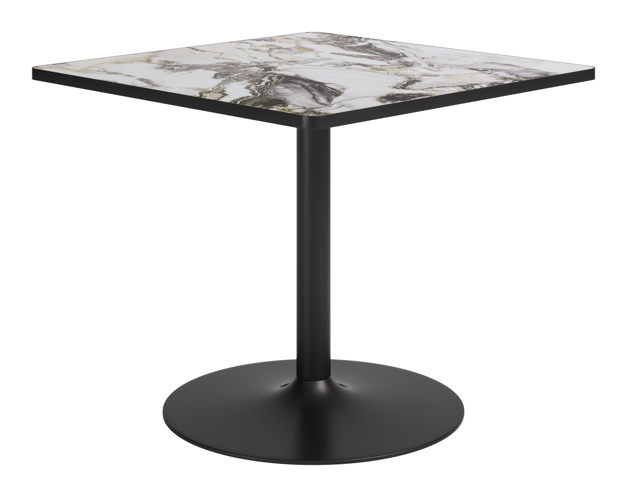 Caliza - Dining Table - Gray / Black