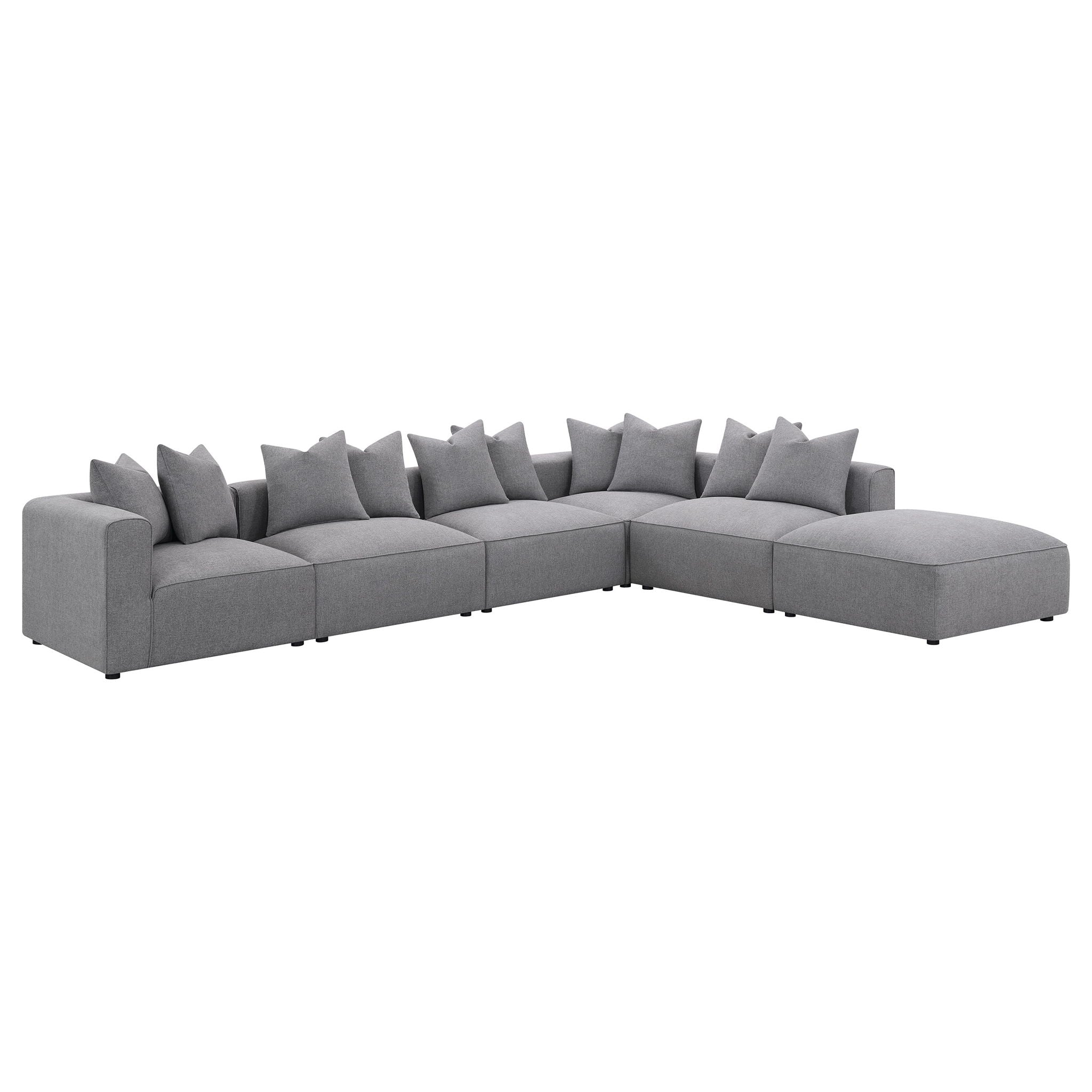 Amherst - Modular Sectional With Cushions - Gray