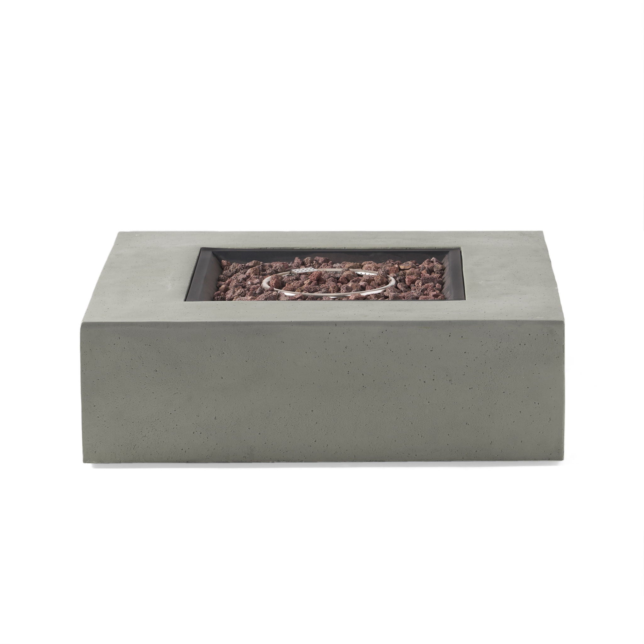 Modern 50, 000 Btu Square Fire Table With Propane Tank