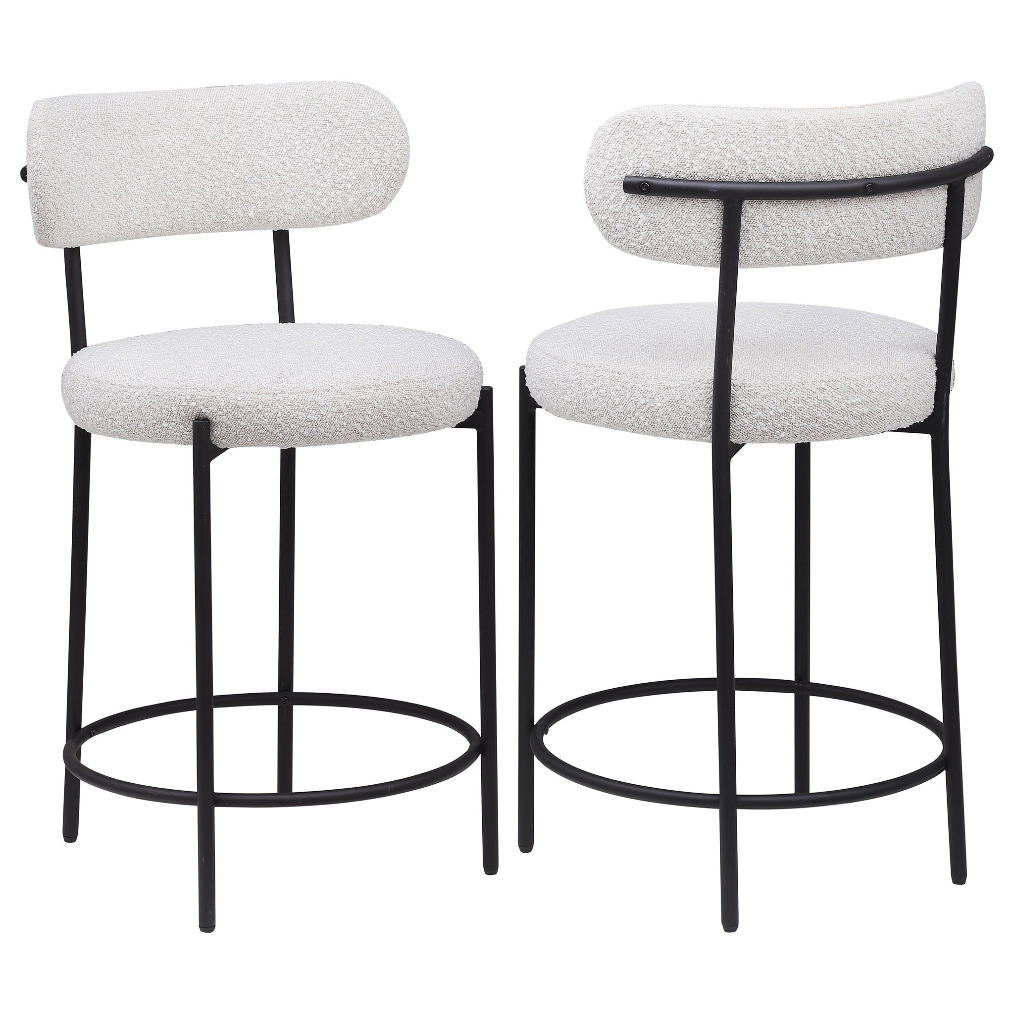 Concord - Upholstered Counter Chair (Set of 2) - Cream