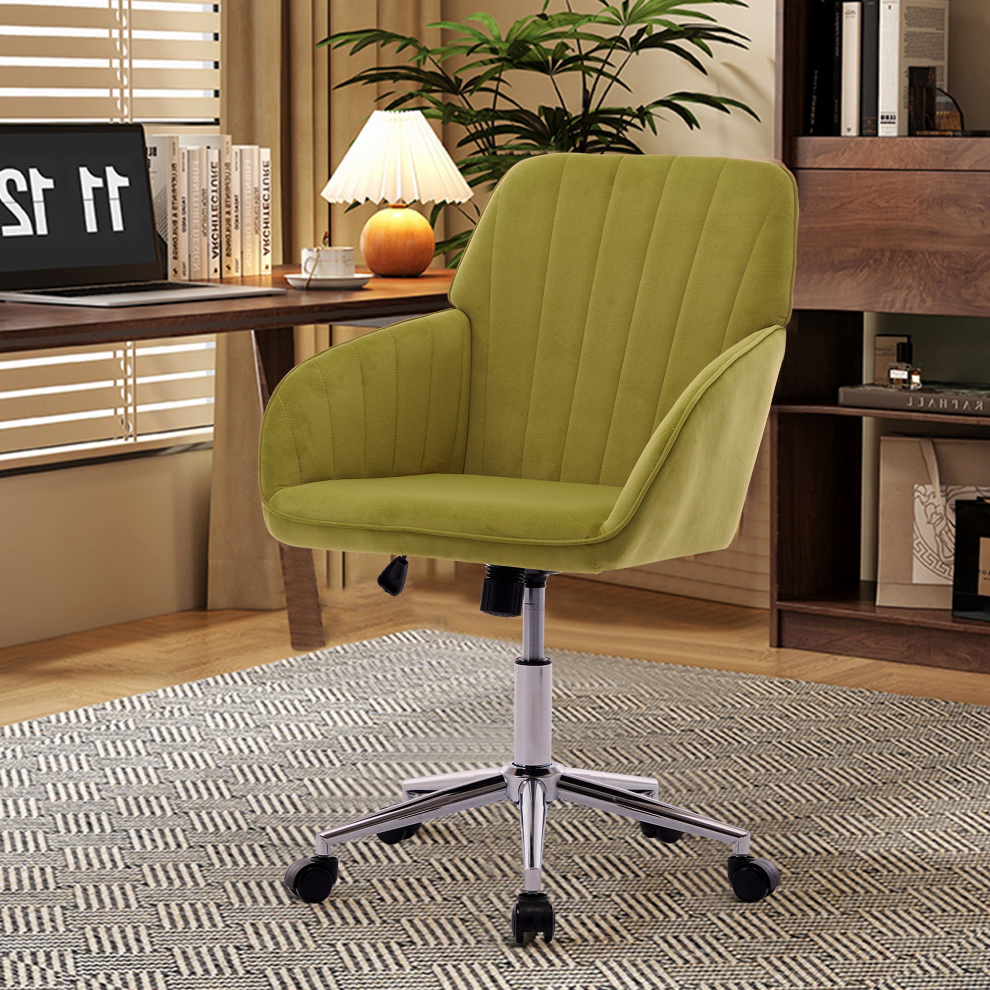 Adjustable Ergonomic Office Chair, Swivel Backrest Seat