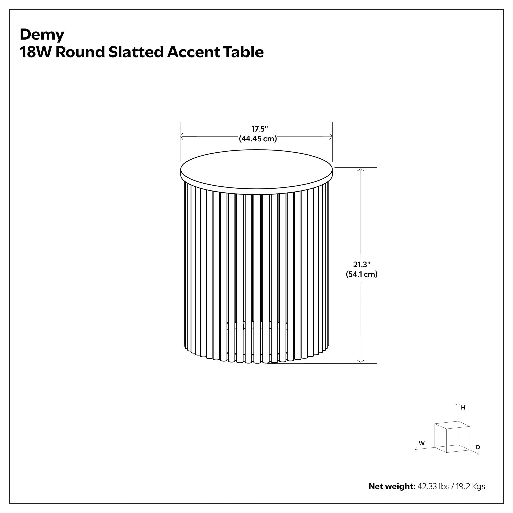Demy - Handcrafted Metal Accent Table