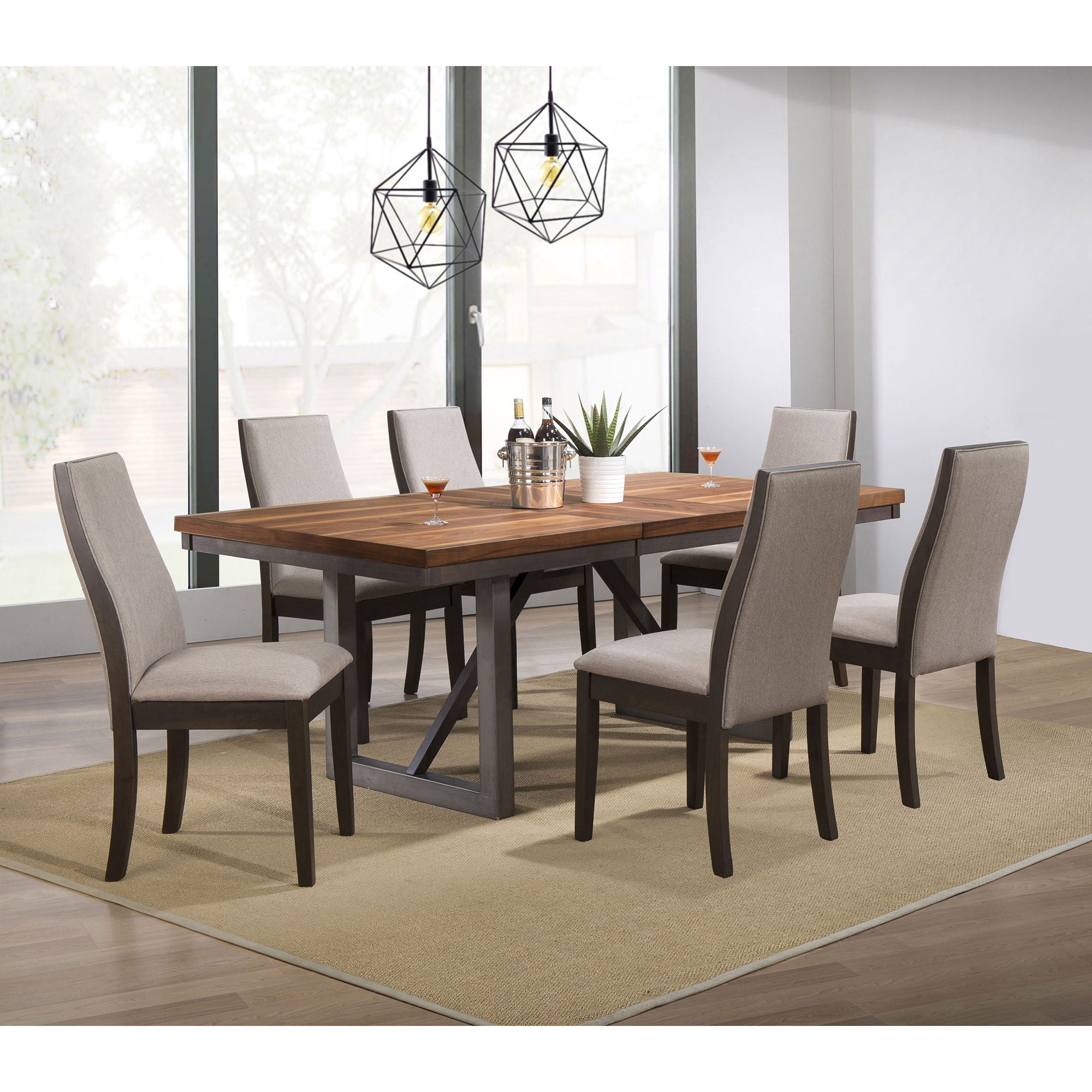Holloway - Dining Set With Extension Leaf