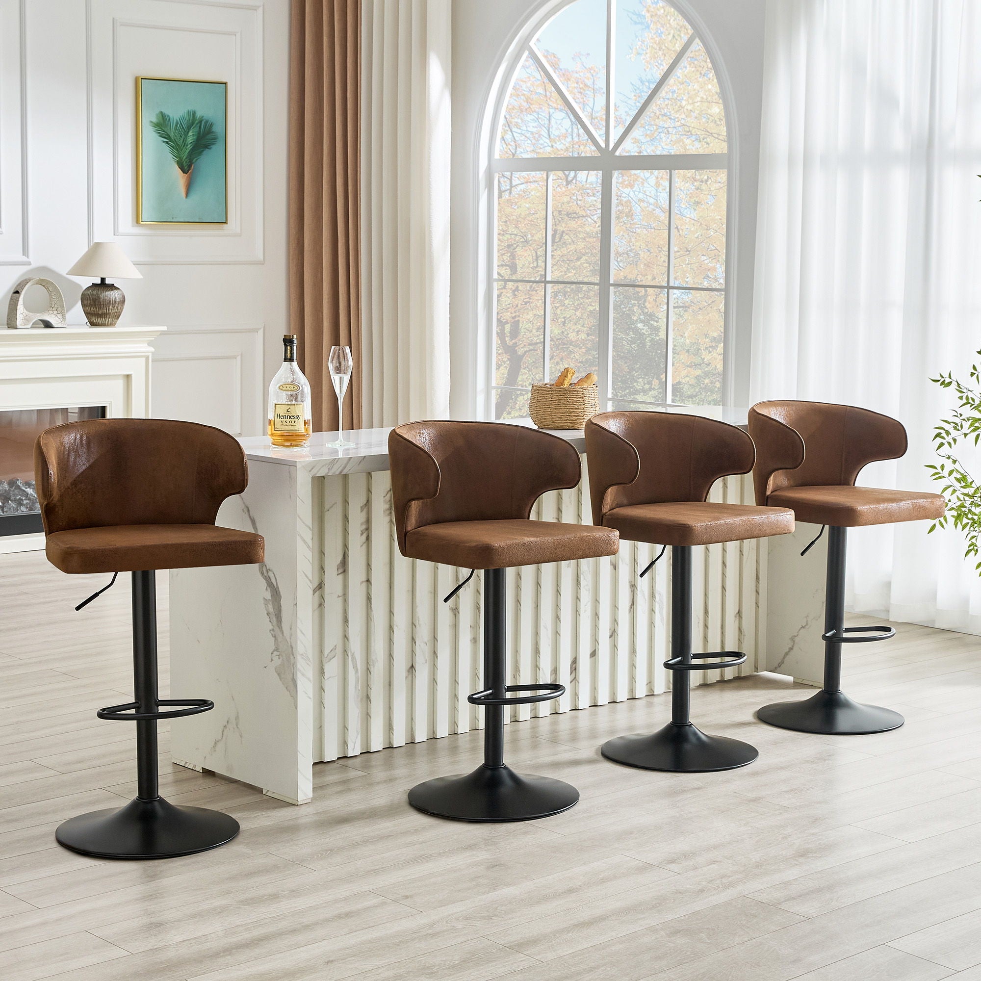 Adjustable Swivel Bar Chair