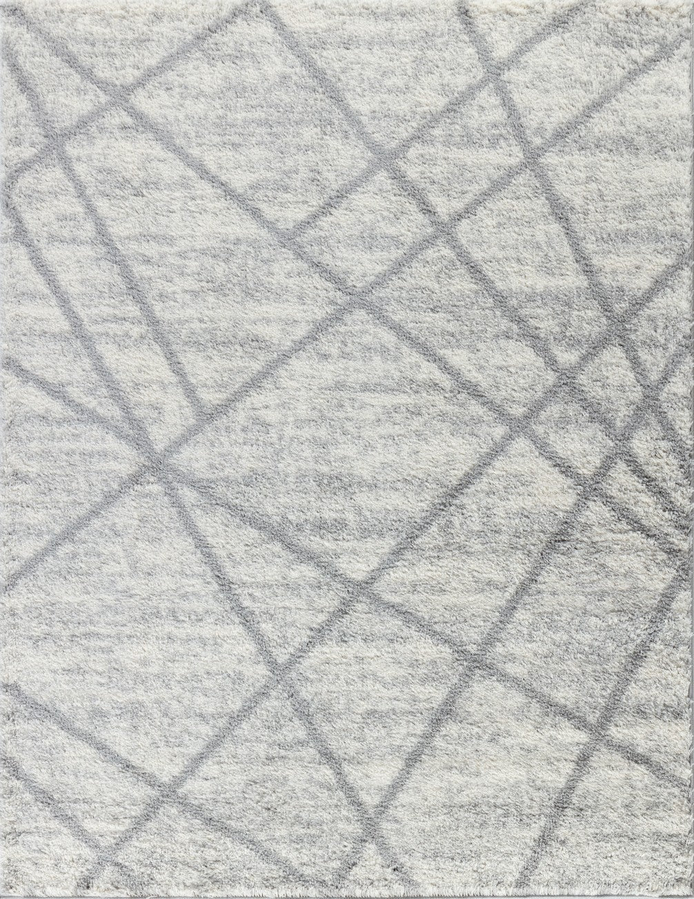 Loft Shag GC_CZY1004 Ivory 5 ft. 3 in. x 7 ft. Shaggy Area Rug