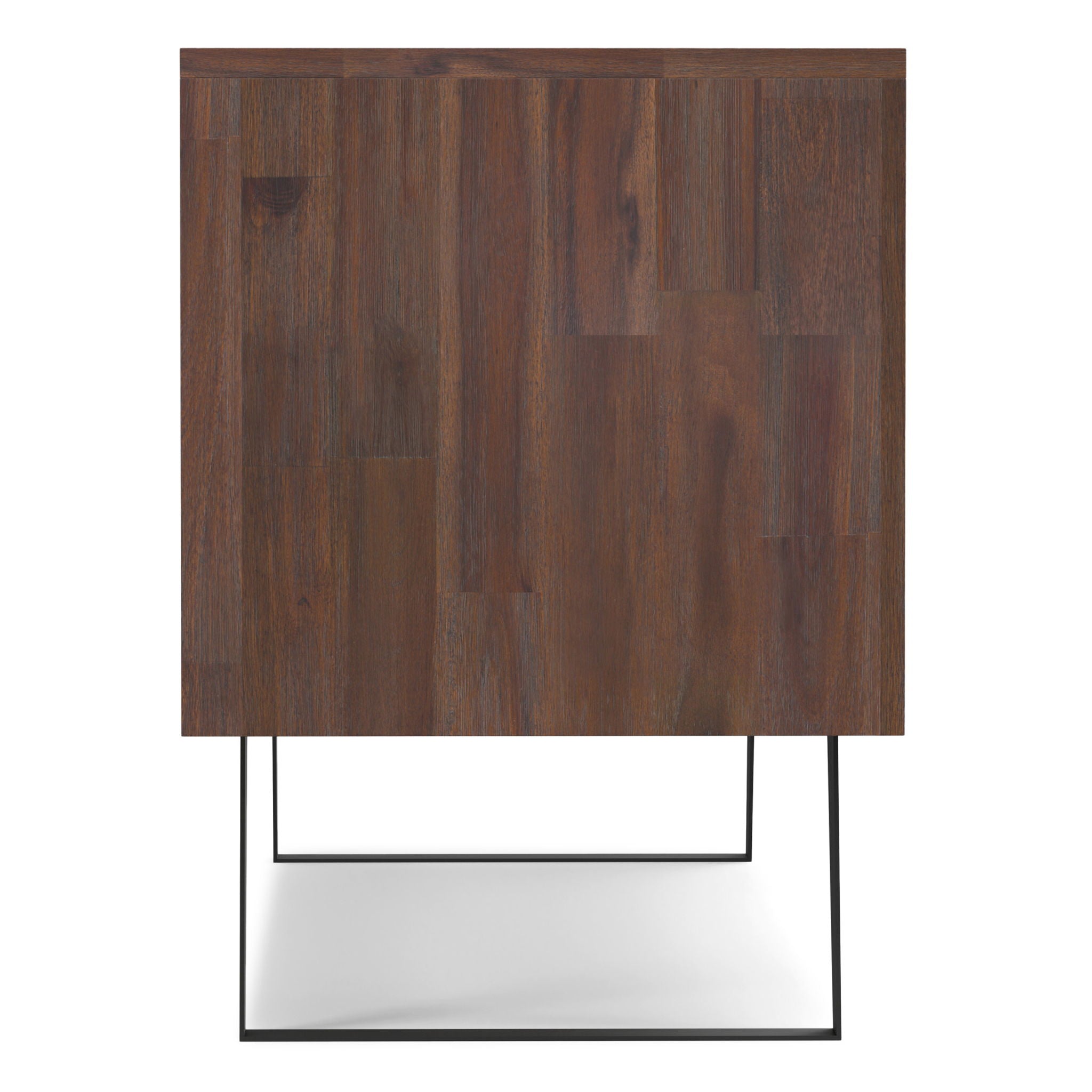 Lowry - TV Media Stand - Distressed Charcoal Brown