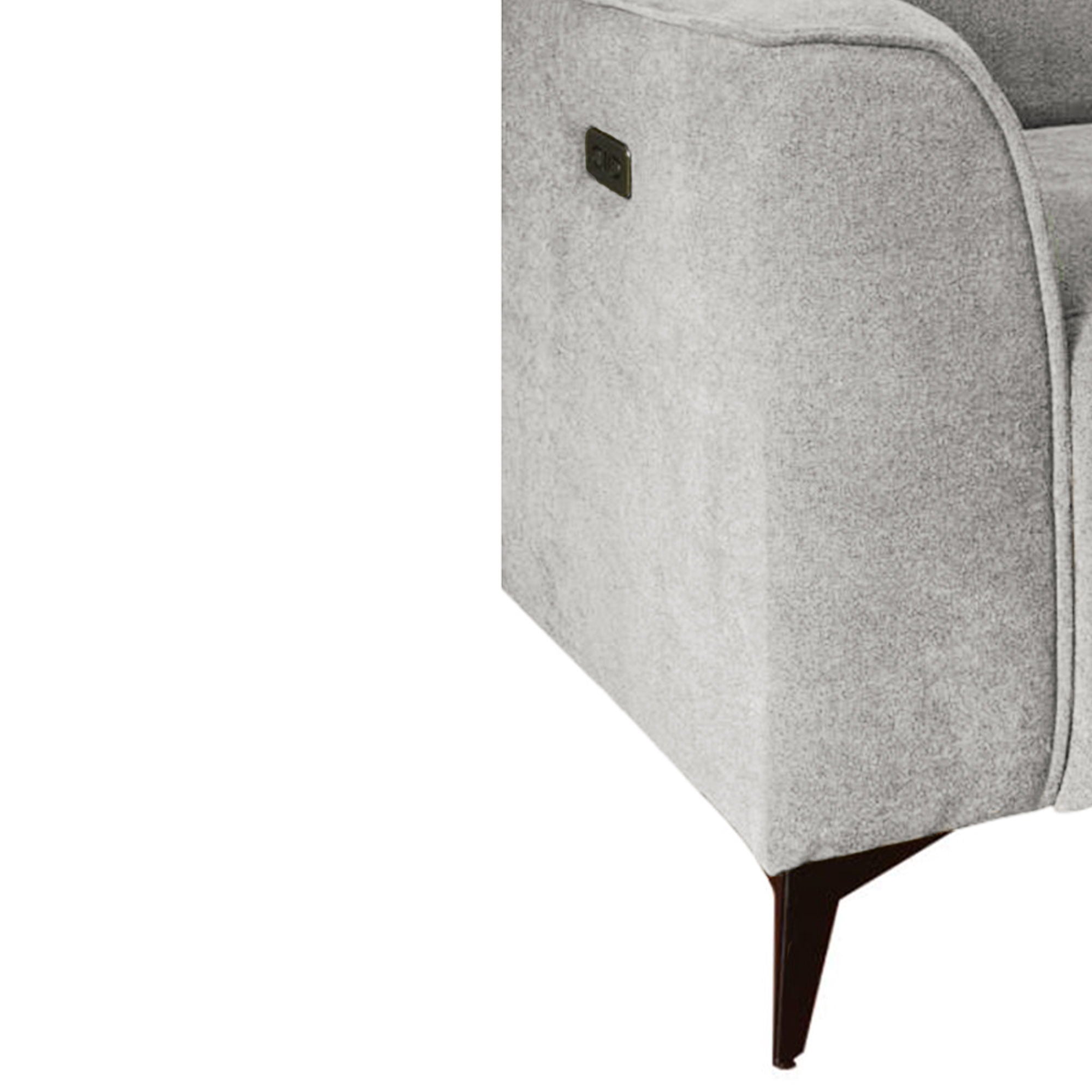 Madison - Power Recliner - Med Gray