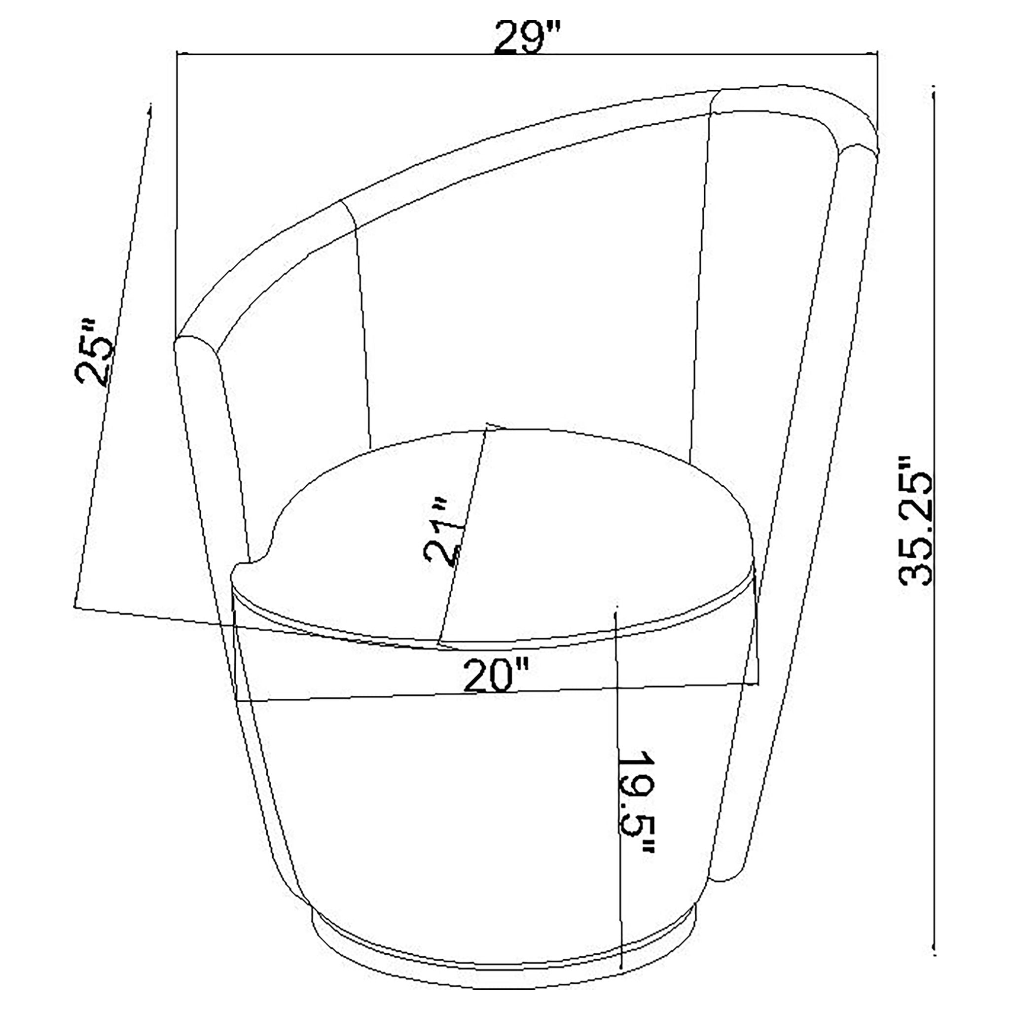 Kaylie - Upholstered Swivel Chair