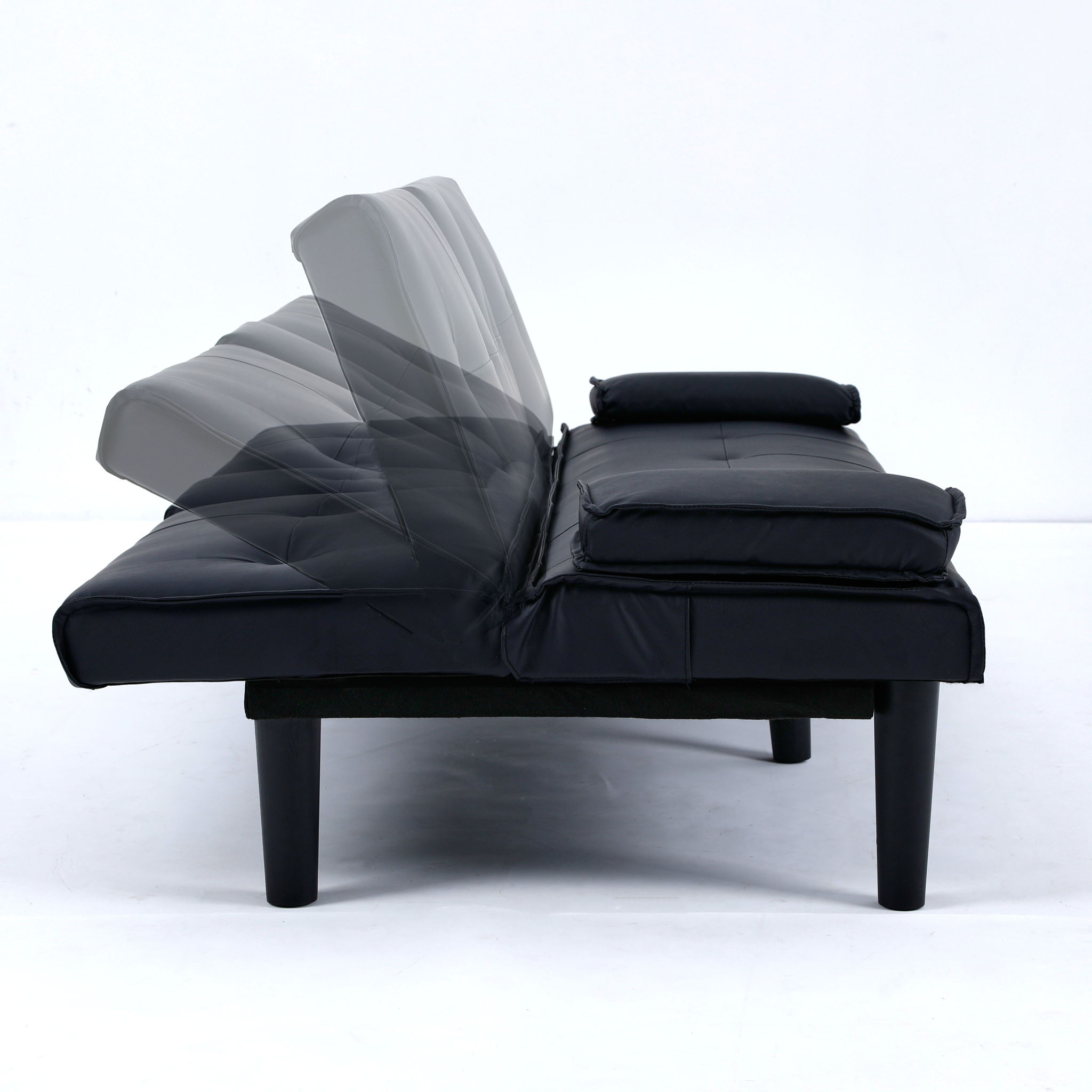 Sofa Bed With Foldable Design And Cup Holder