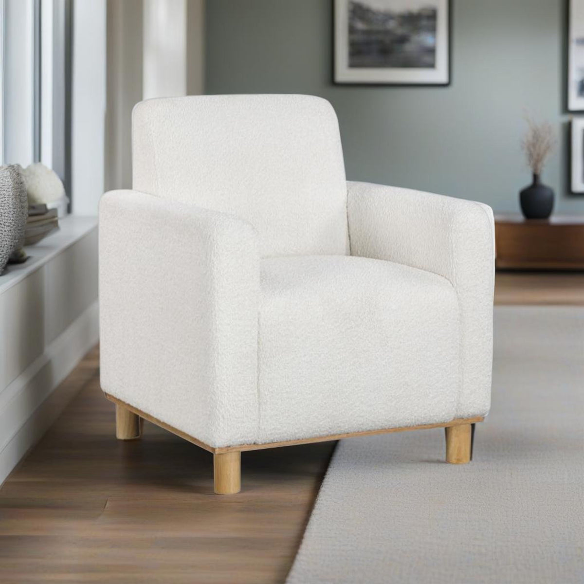 Mason - Arm Chair - White