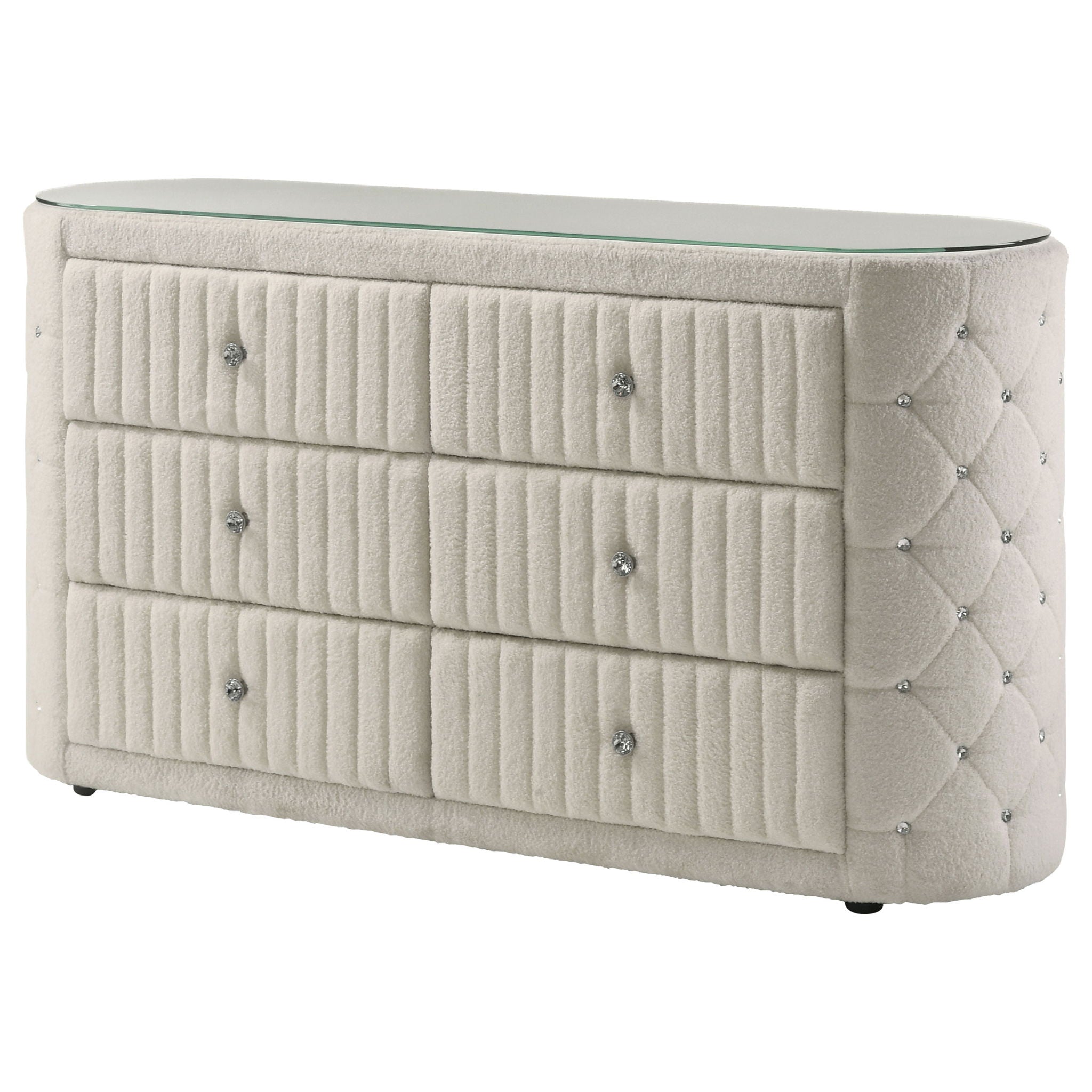 Santiago - 6 Drawer Dresser - Ivory