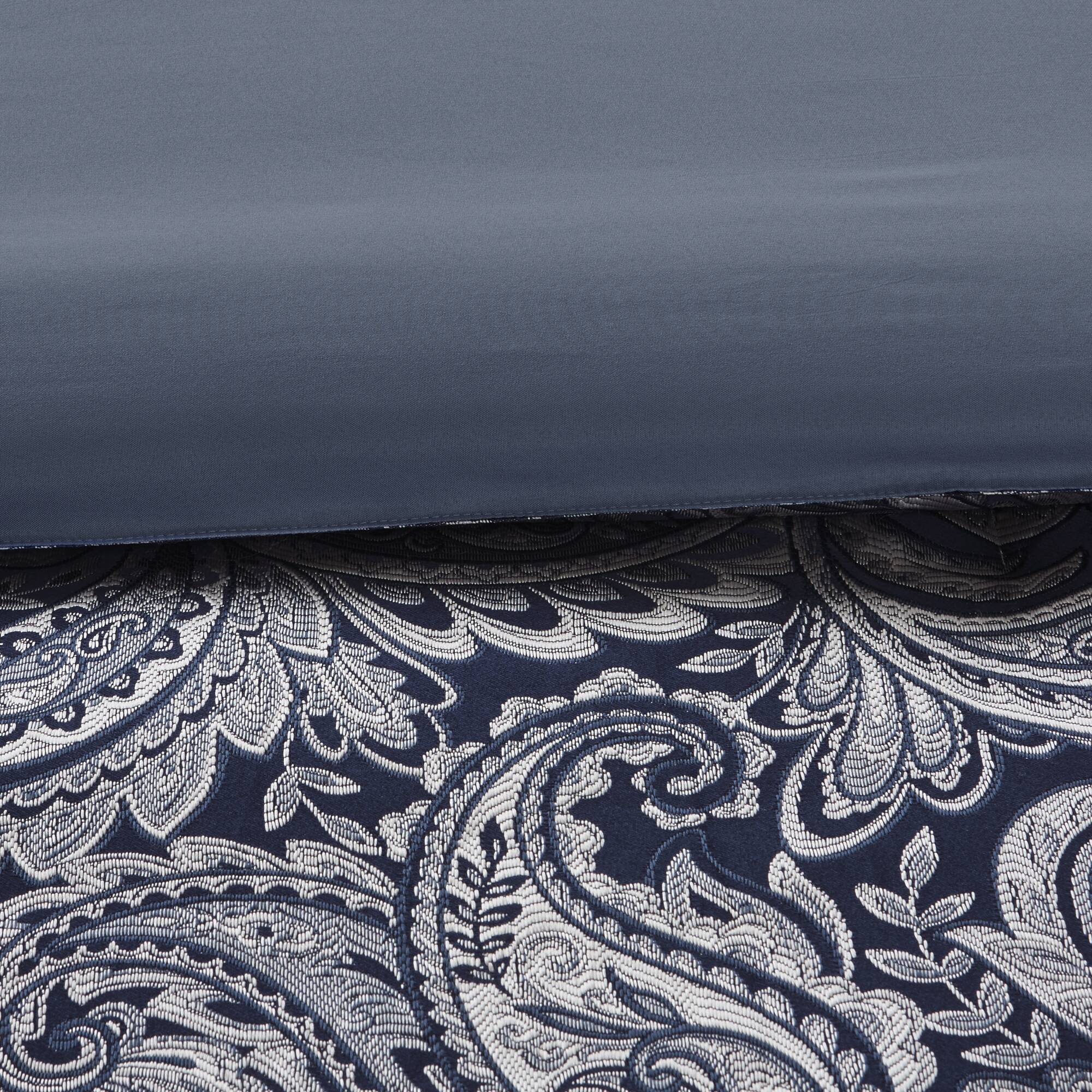 Aubrey - California King Complete Bed (Set of 12) - Navy
