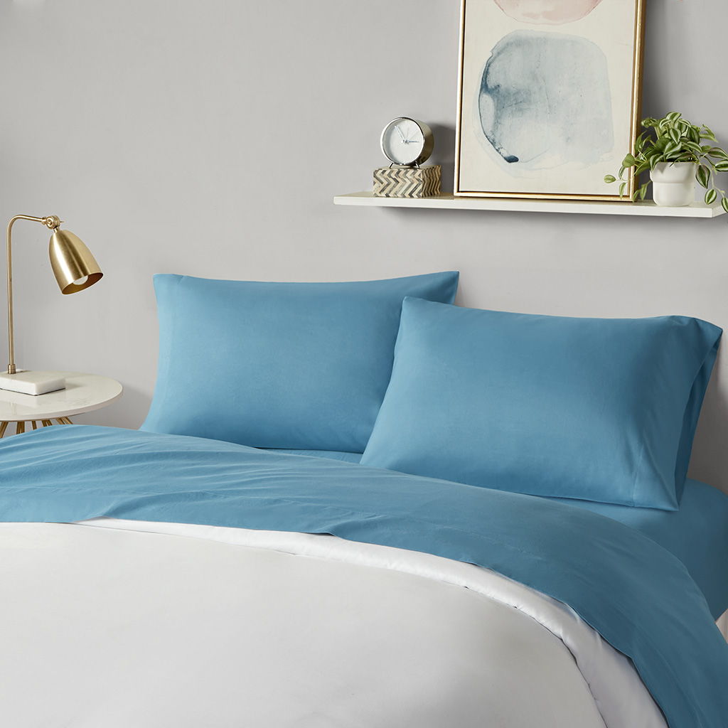 Microfiber - King All Season Wrinkle Free Sheet Set - Teal