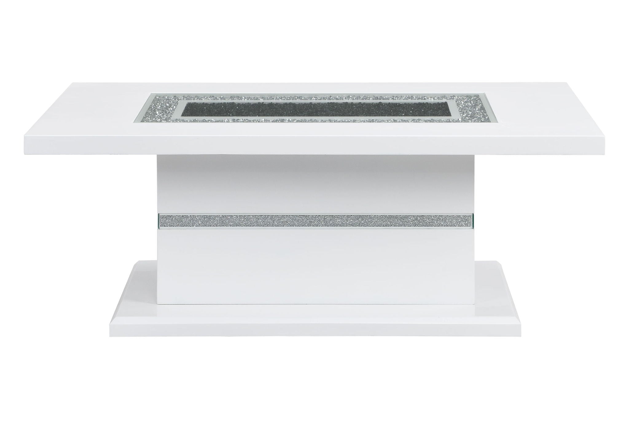 Monaco - Coffee Table Column - White