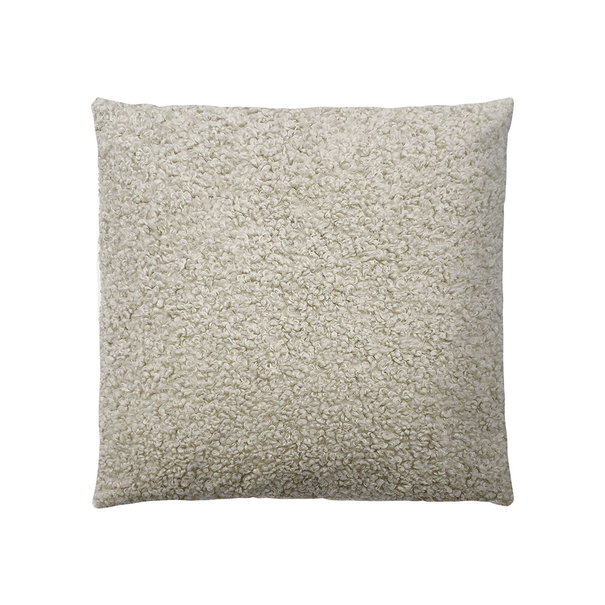 Tara - Solid Boucle Square Pillow - Beige