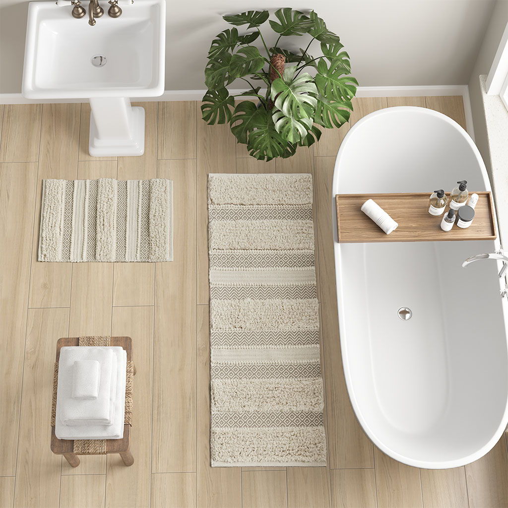 Asher - 20" x 32" Bath Rug - Natural