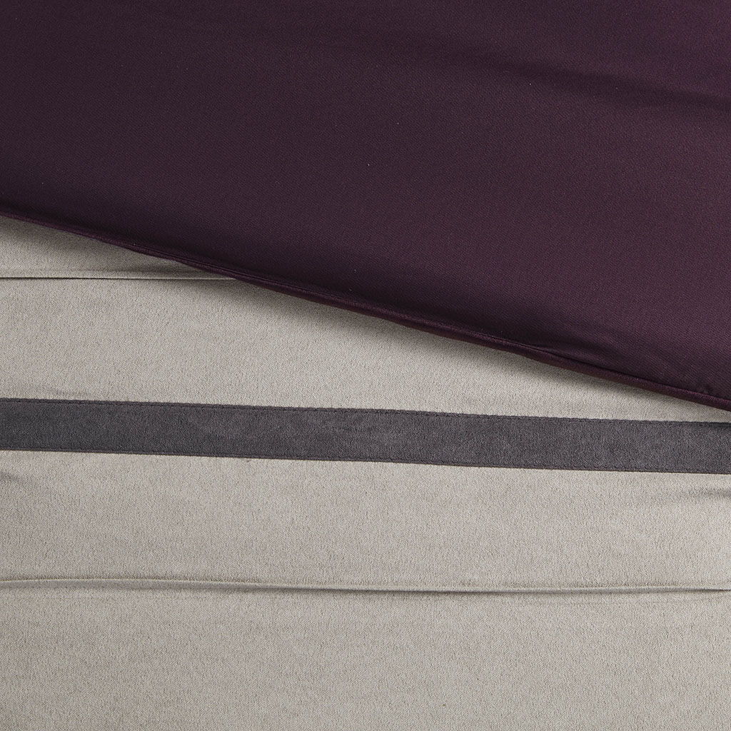 Palmer - California King Piece Comforter (Set of 7) - Purple