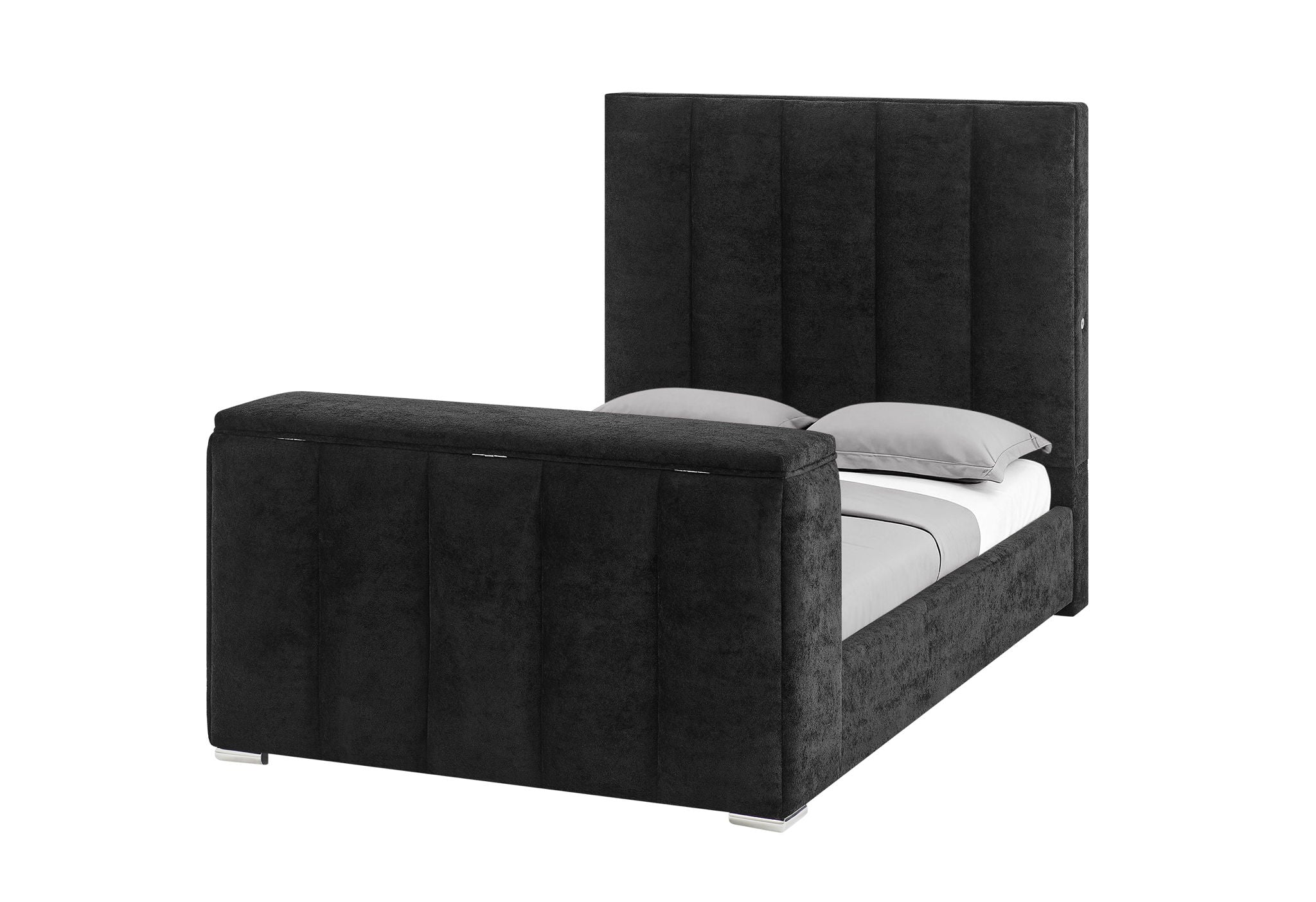 Serenity - Queen Bed Side Rails - Onyx