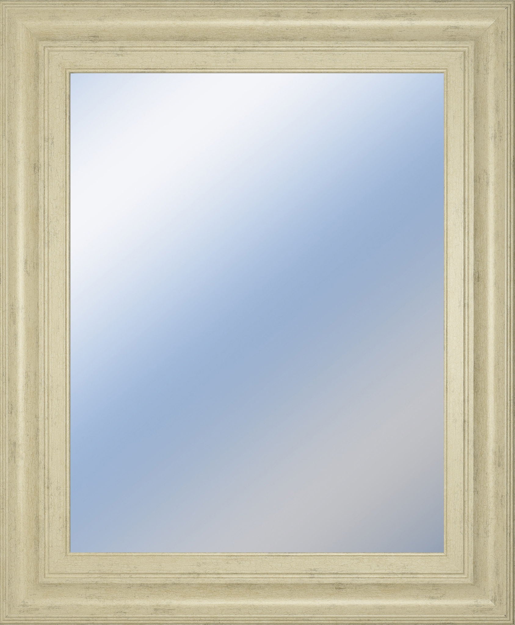 22x26 Decorative Framed Wall Mirror By Classy Art Promotional Mirror Frame #41 - Beige