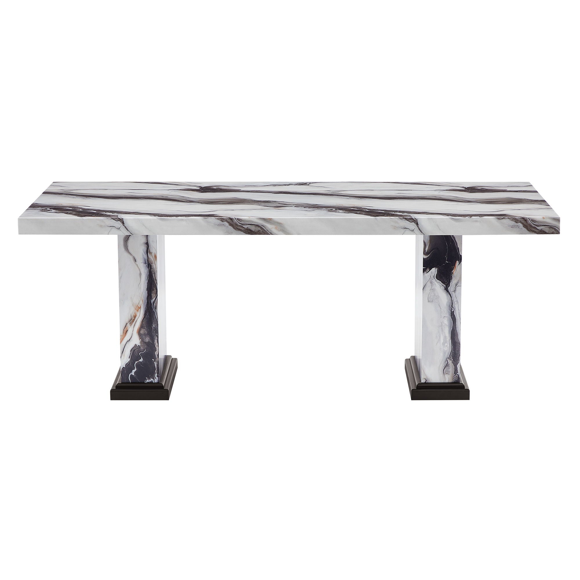D8212DT - Dining Table Base - Light Brown