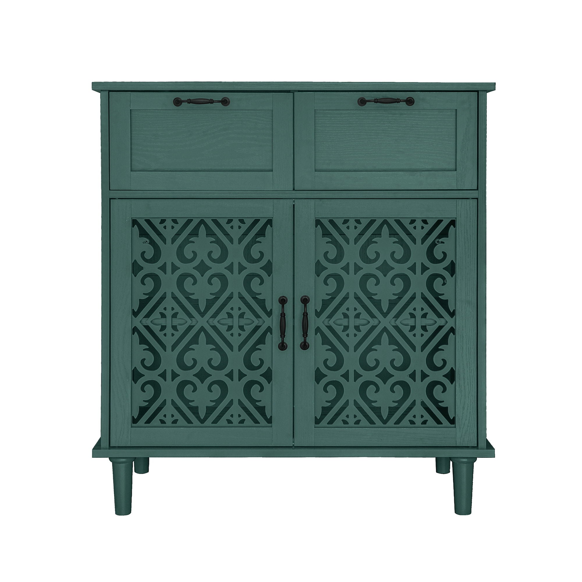 2 Door 2 Drawer Elegant Cabinet
