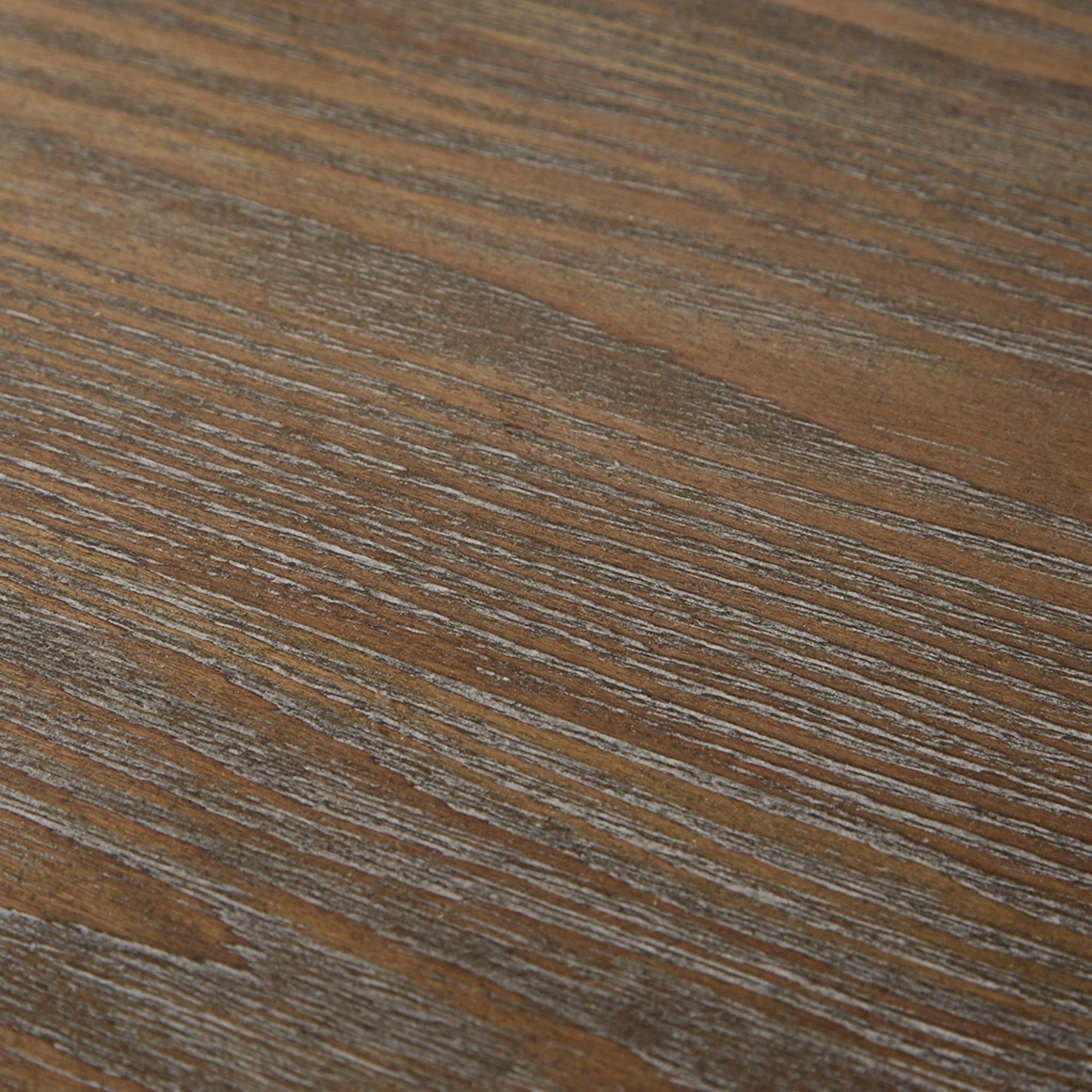 Industrial Style Metal Frame Accent Desk With Side Shelving - Reclaimed Gray Wood