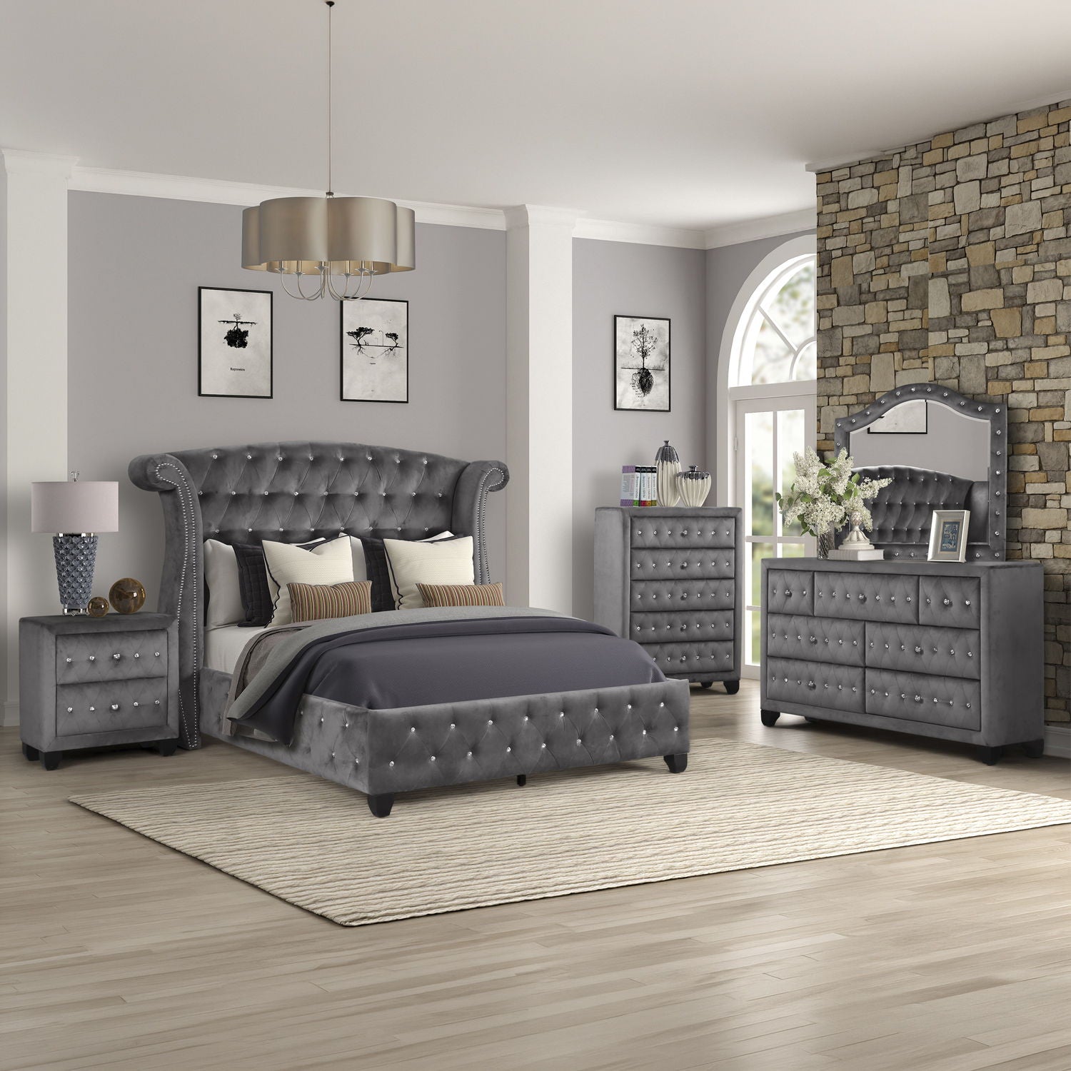 Sophia - 5 Piece Bedroom Set