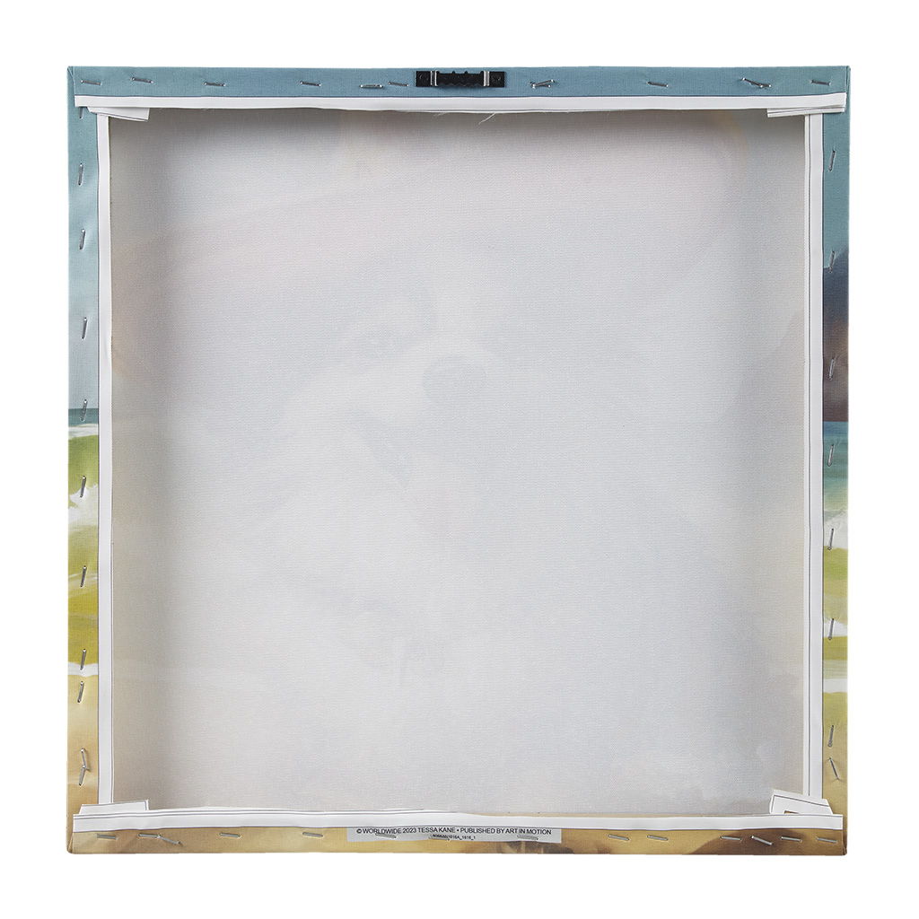 Beach Dogs - Chihuahua Canvas Wall Art - Blue Multi